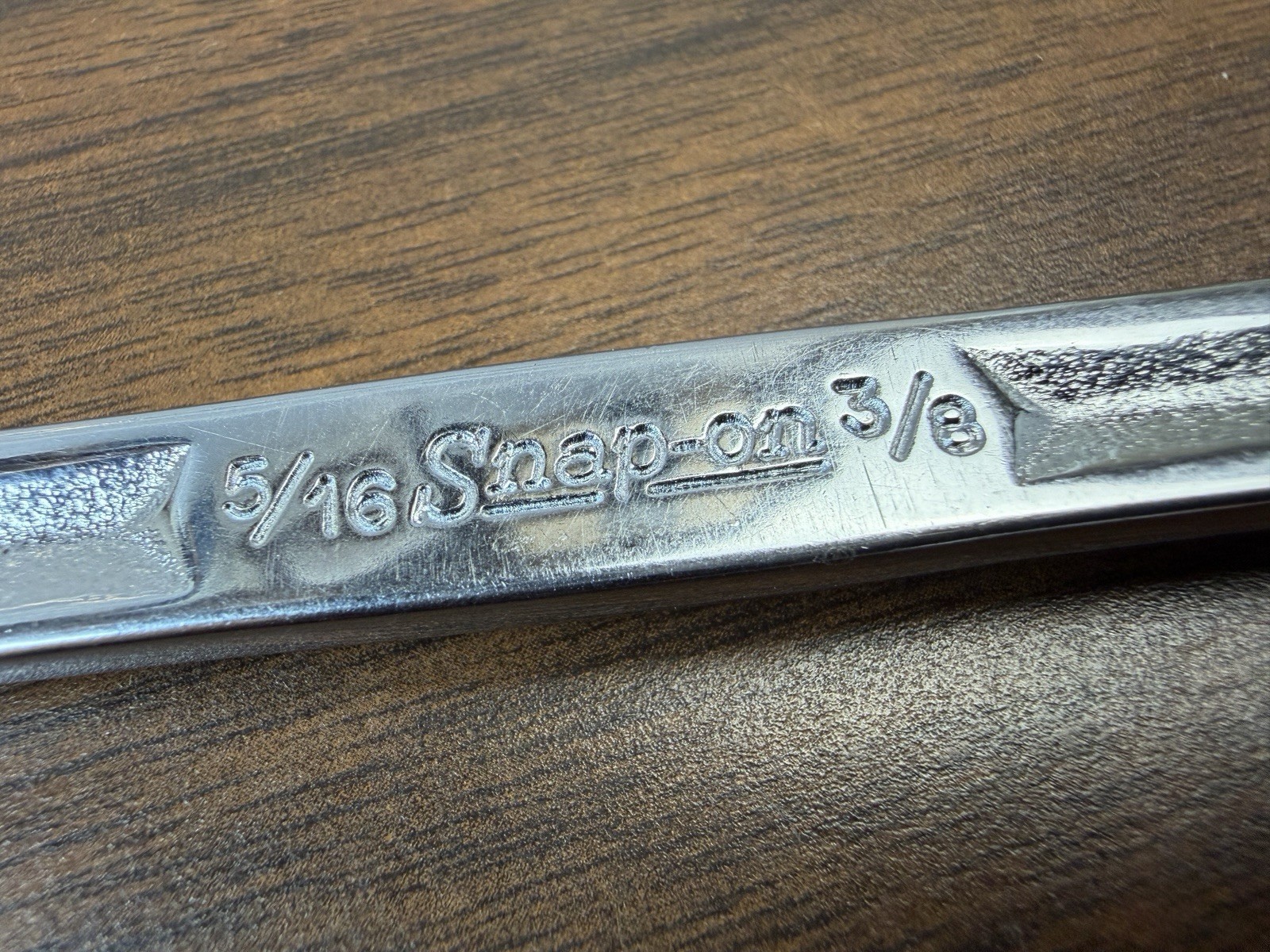 Snap-on Tools RXH1012S SAE 5/16″ x 3/8″ Chrome Flare Nut Line Wrench USA