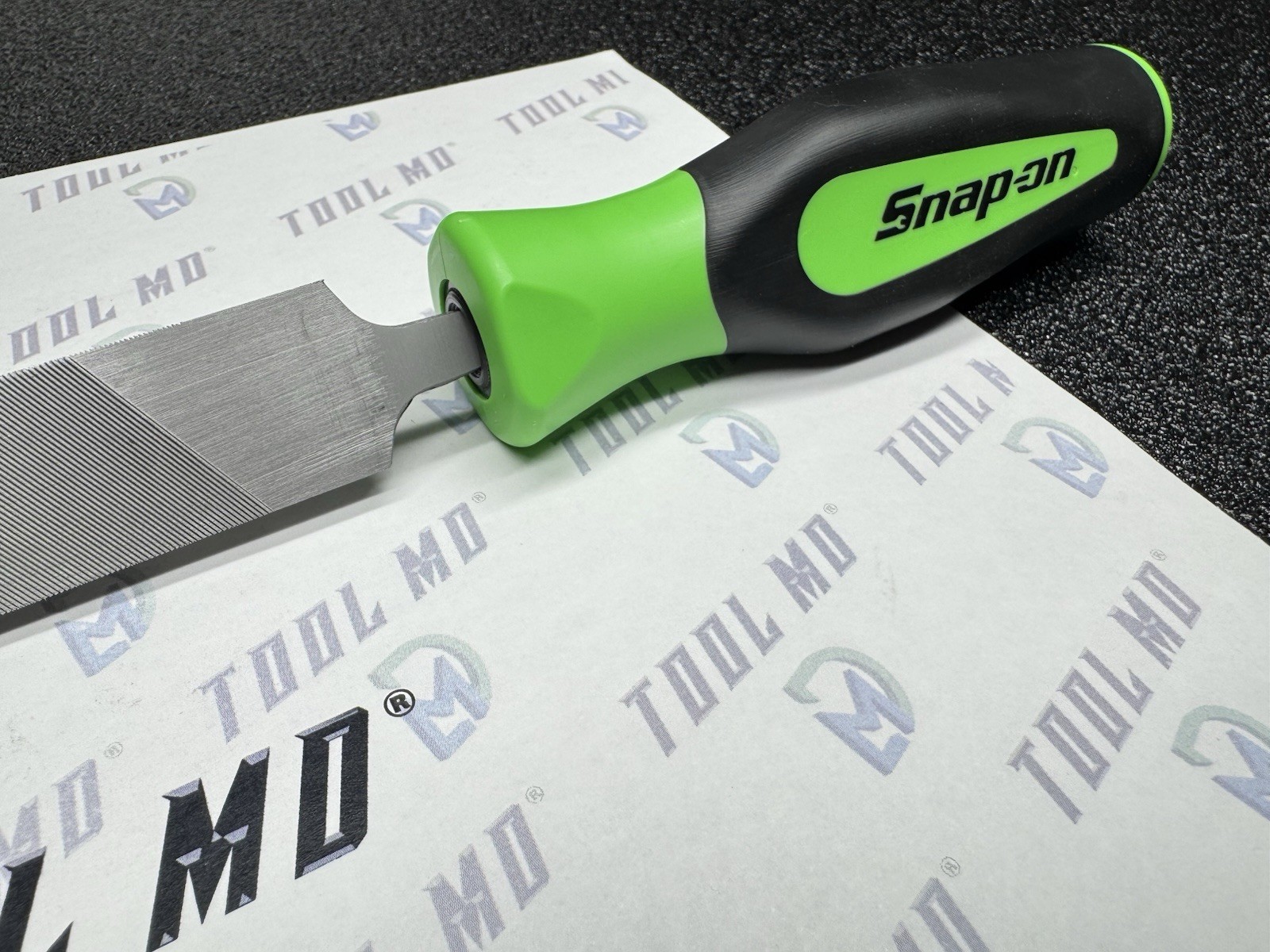 Snap-on Tools NEW GREEN Soft Grip Flat 10” Length Blade Mill File SGHF616B 10MA