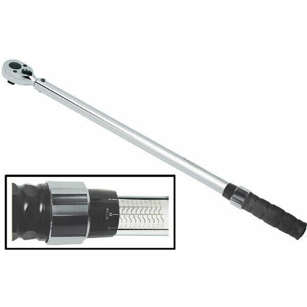 168-12250 1/2″ Drive Click Style Micro Adjust Torque Wrench 20-250 Ft/Lbs