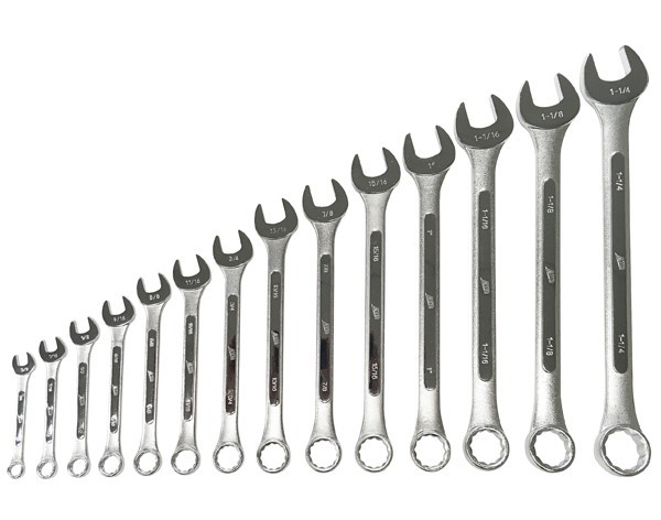 ATD-1014 – 14Pc. SAE Raised Panel Combination Wrench Set