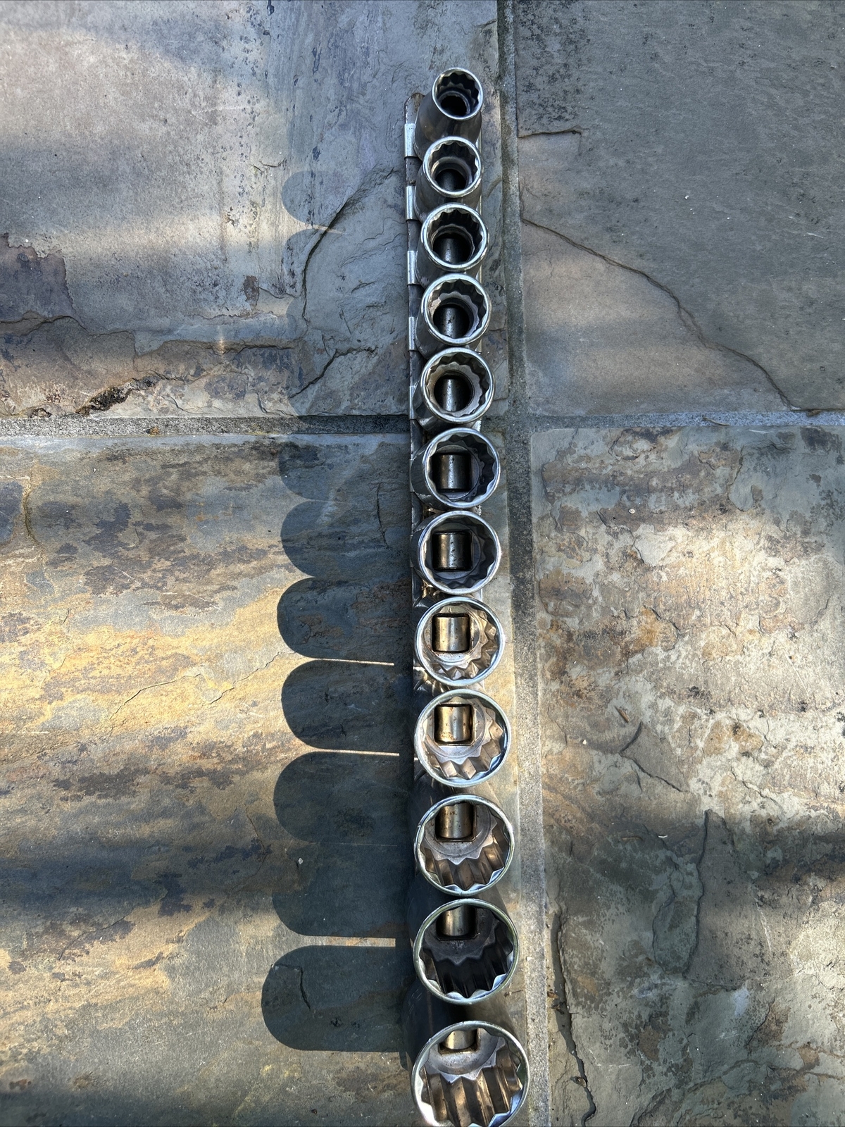 12 – Craftsman sockets 9mm to 21mm 12 point