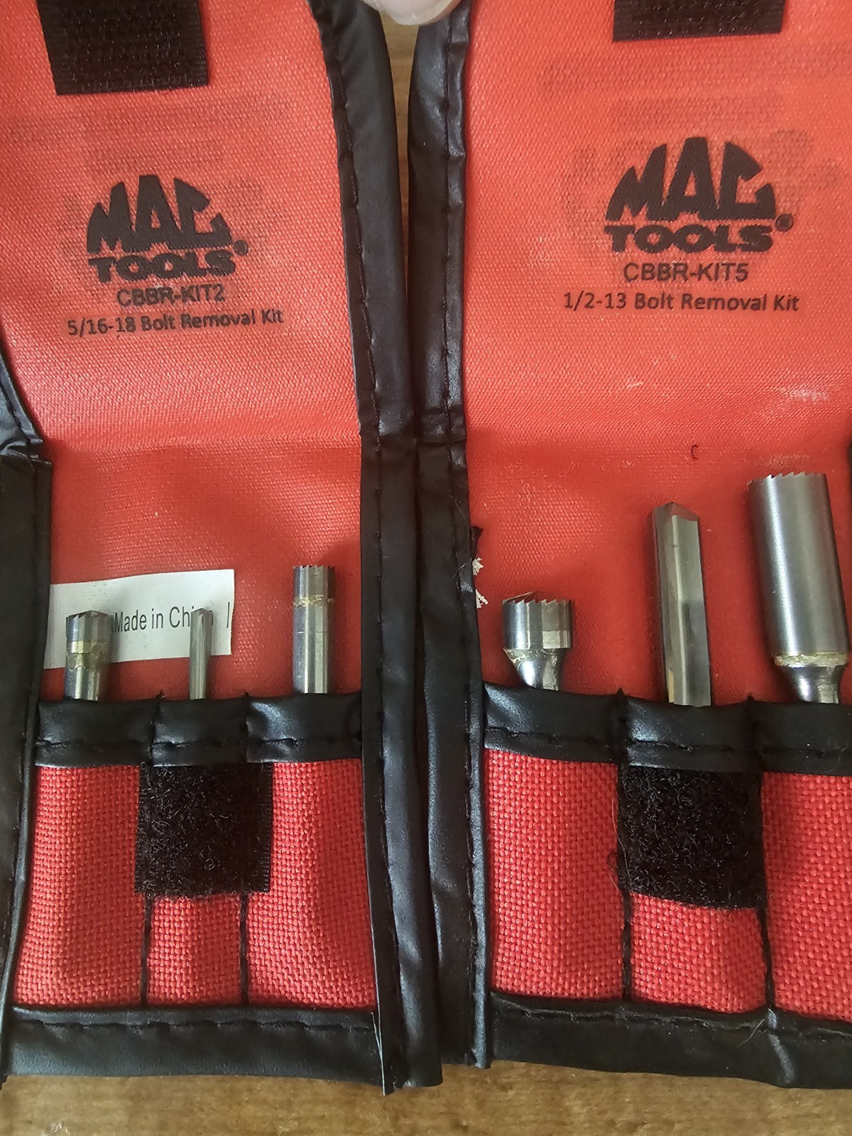 Mac Tools 1/2″ Burr Bolt Removal Kit – Cbbr-kit5 & Cbbr-kit2