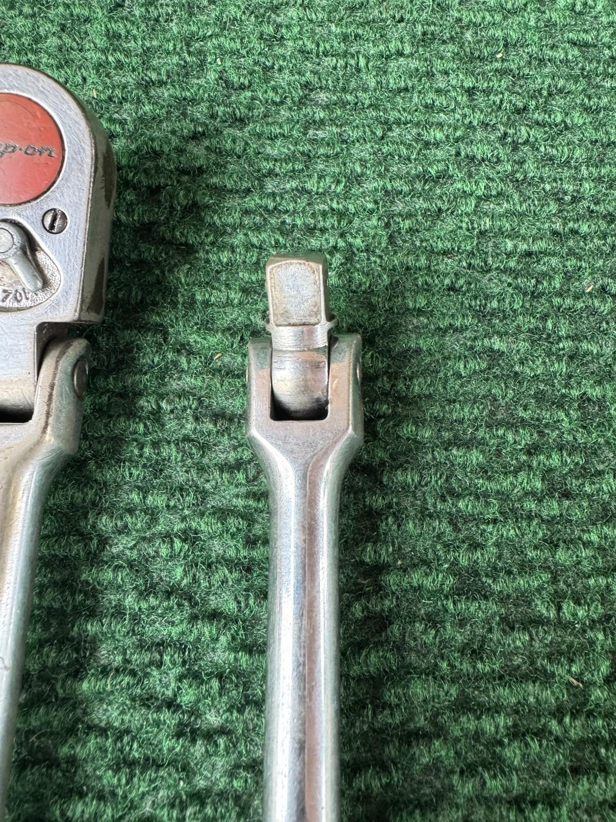 Snap On 3/8 Drive 11-1/4” Long Handle Flex Head Ratchet F731 & Breaker Bar F10LB