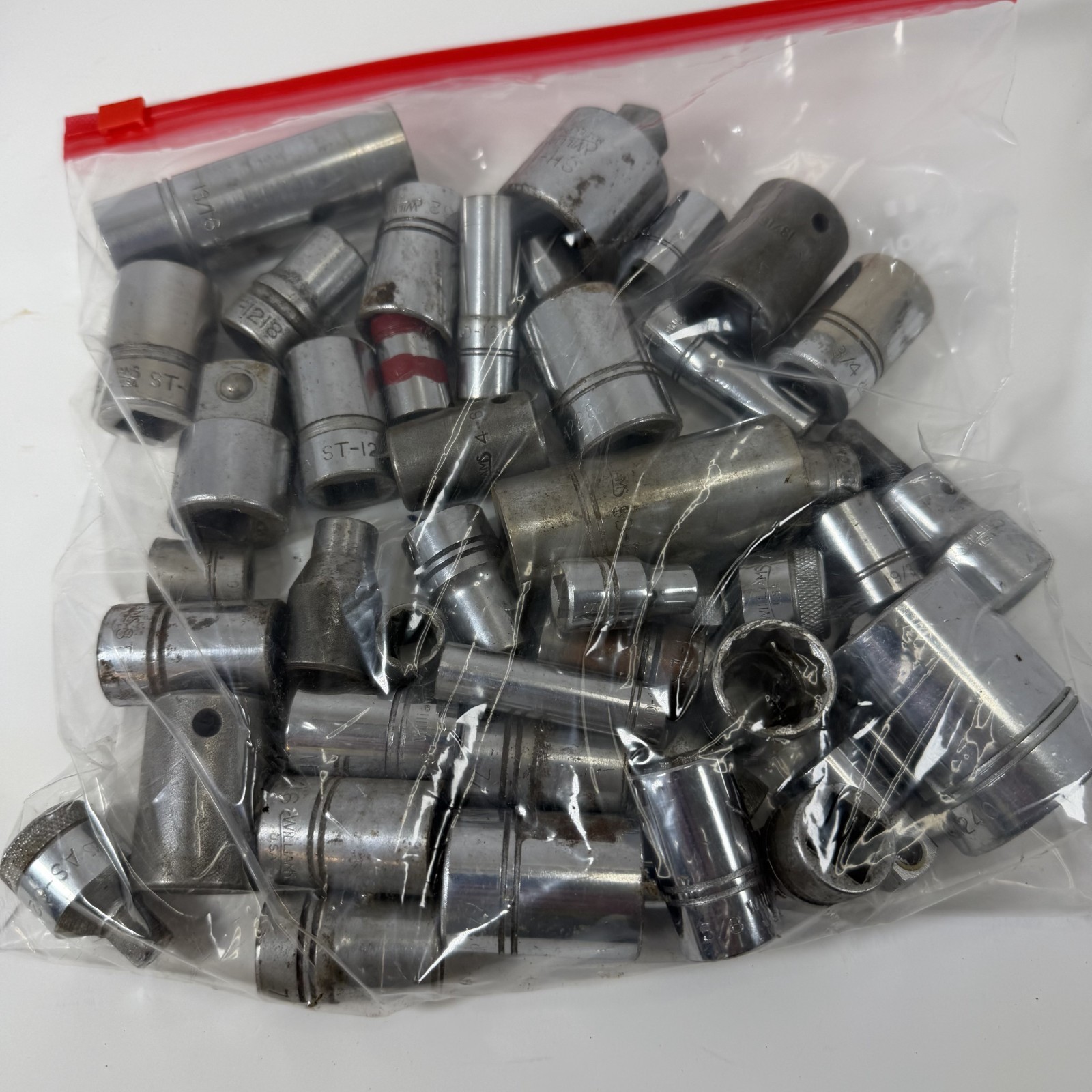Large Williams Socket Lot Various Sizes 7 Lbs