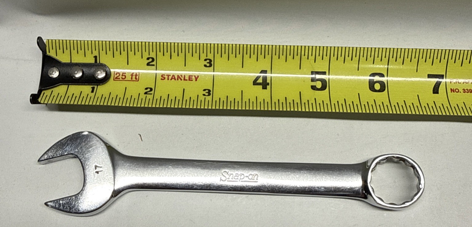 Snap-on Wrench 17 mm Combination 12-pt OEXM 17 USA