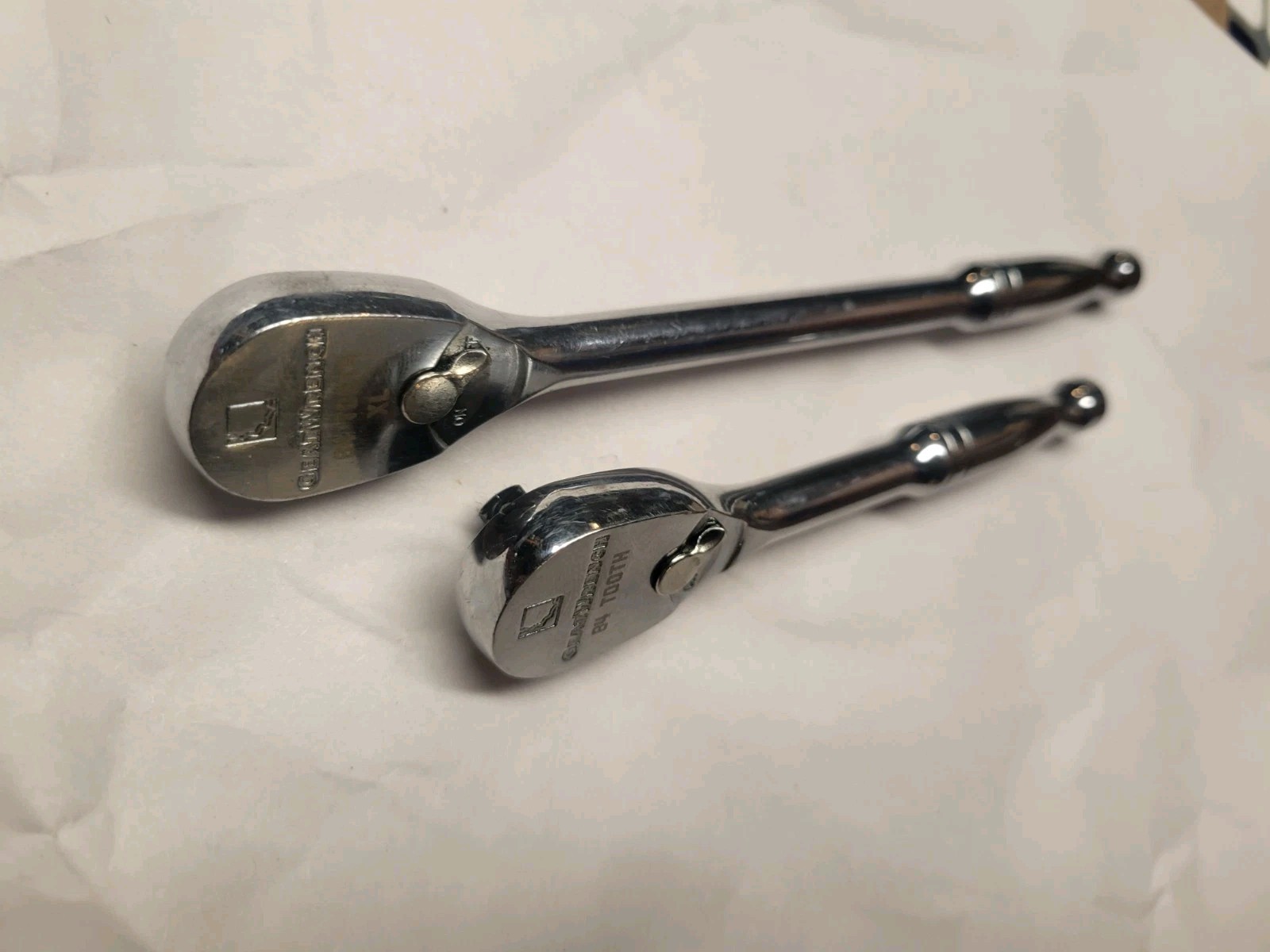 Pair Gearwrench SAE 1/4″ Drive Ratchets 81028 and 81011F NICE