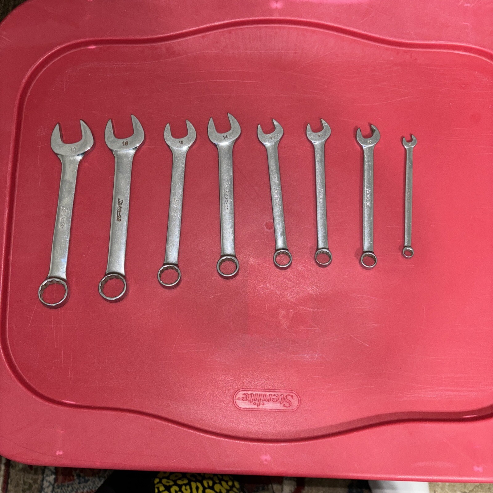 SNAP ON OEXM-SERIES 8-Pc 12-Pt. Metric Flank Drive® Combination Wrench