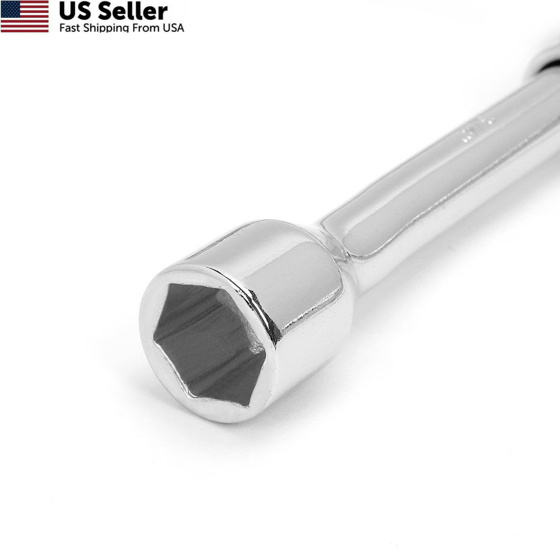 WorkPro 14-Inch Universal Folding Lug Wrench, Silver
