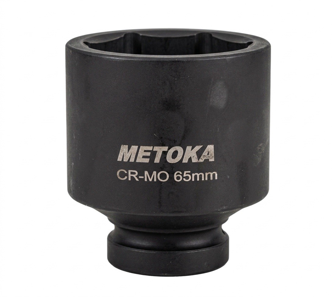 65mm 1″ Drive CR-MO 6 Point Impact Socket 90mm Deep Heavy Duty Wheel Nut METOKA