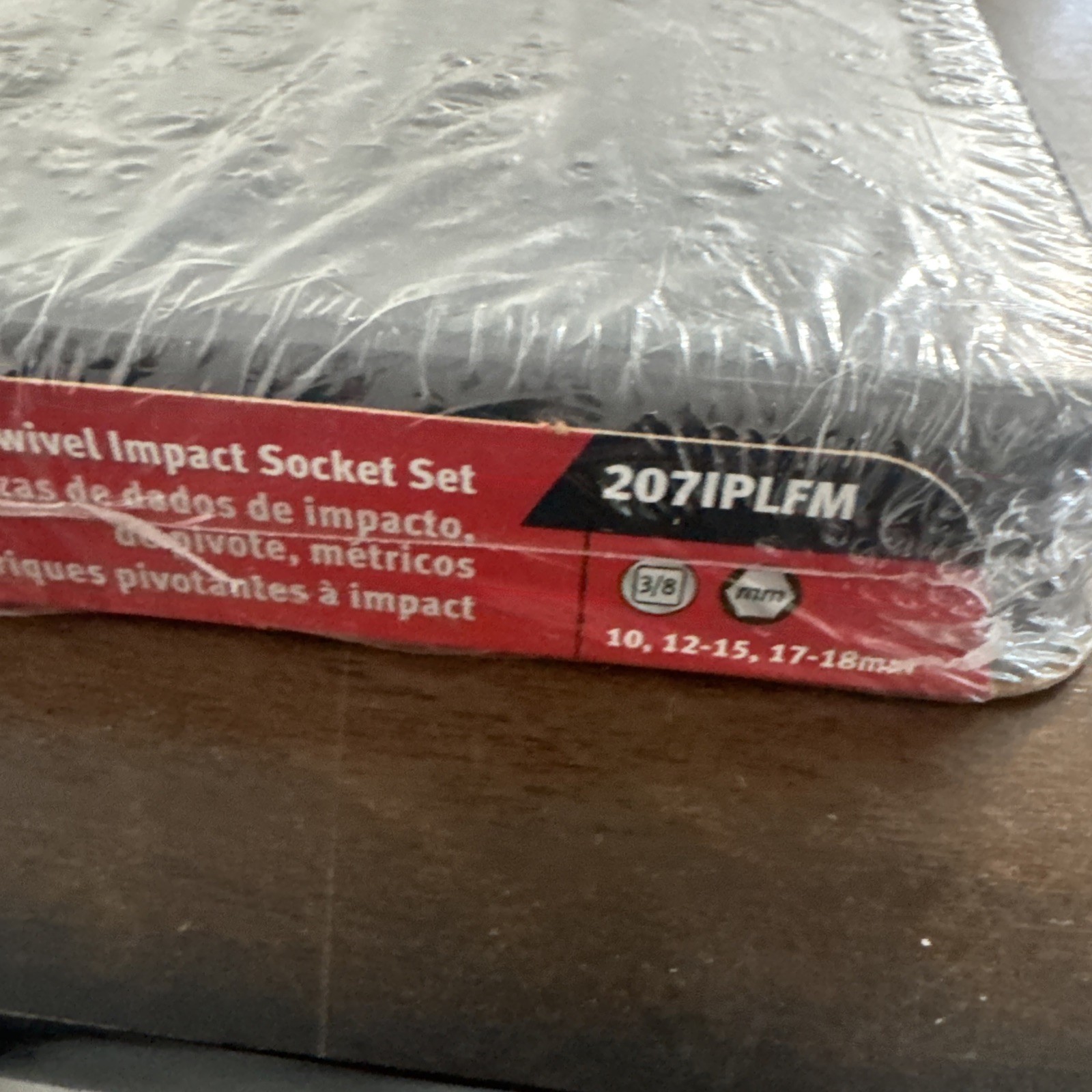 Snap-on 207iplfm 3/8 Drive 6 point swivel deep impact 10,12,15,17,18mm New