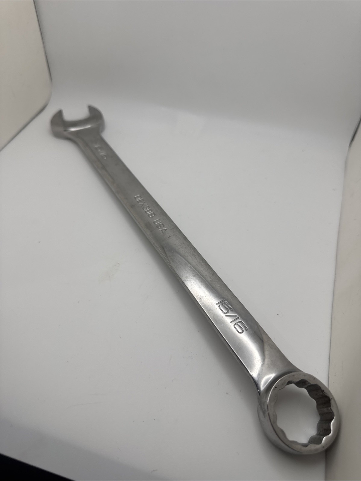 Snap-on Tools OEX30B 15/16″ 12-Point SAE Combination Wrench USA