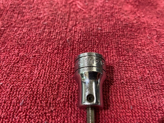 SNAP-ON TOOLS 3/8″ DR 9/64″ SAE HEX BIT SOCKET DRIVER MODEL: FA4.5A USA