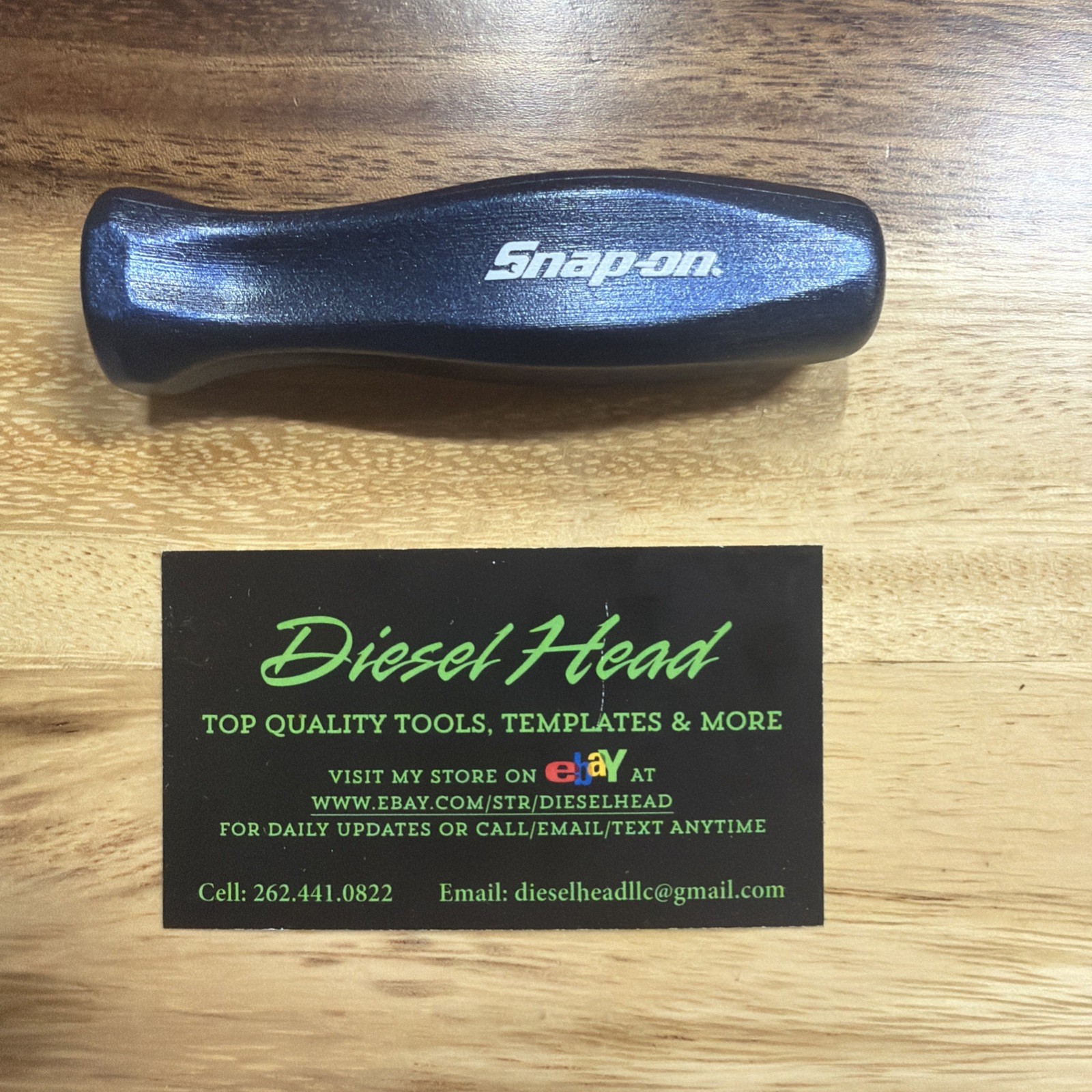 *RARE* Snap-on Tool POWER BLUE 3/8″ Dr Replacement Hard Handle Ratchet Grip