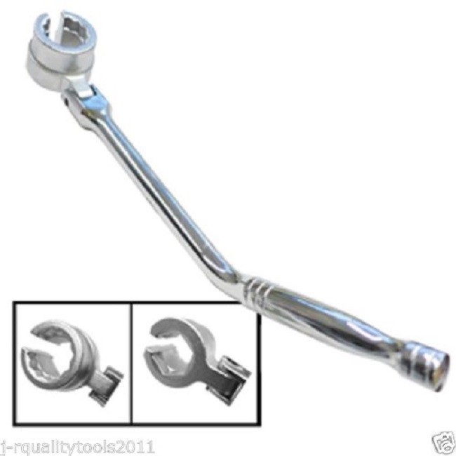 O2 Oxygen Sensor Flexible Double Sided Head Wrench Removes & Installs Auto Tools