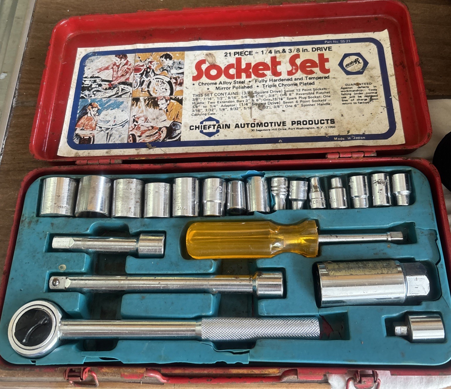 Chieftain Socket Set 21 Piece