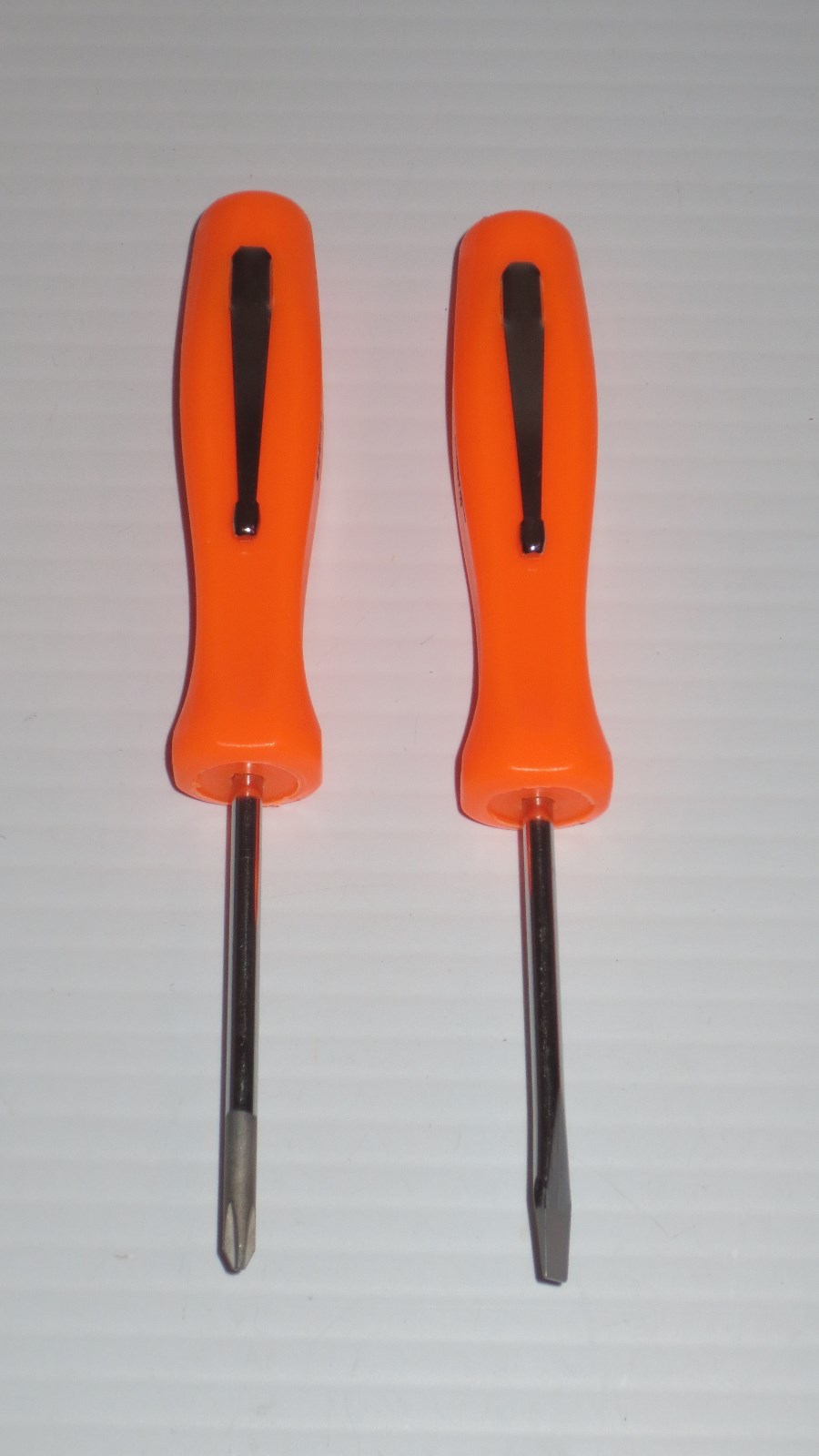 NEW Snap On Pocket Screwdrivers, SET, Orange, Mini Phillips & Flat Blade ~ NEW!