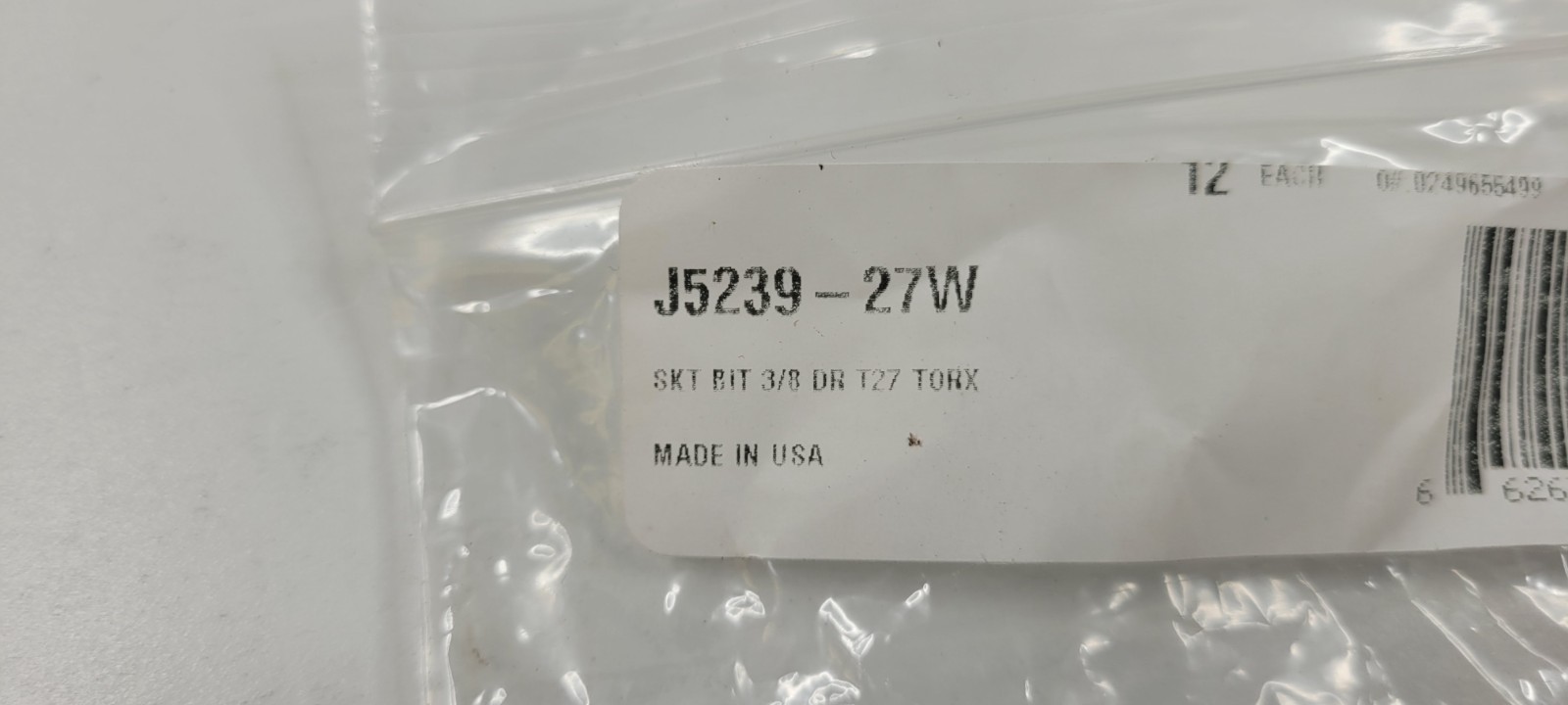 PROTO J5239-27W 3/8″ DRIVE TORX® BIT SOCKET – T27 NEW