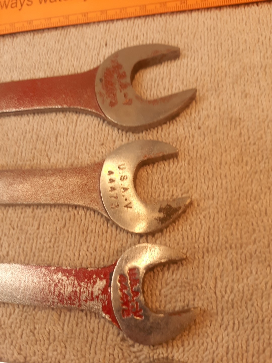 Vintage Craftsman 4pc SAE Tappet Wrench Set -V- 44475. 44474, 44473, 44472, USA