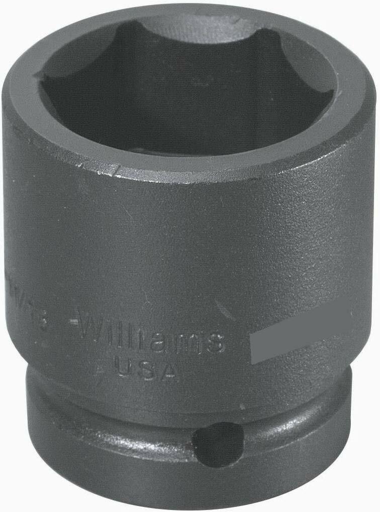 3/4″ Drive Shallow Impact Sockets,12 Point, SAE,Black Industrial Finish,Williams