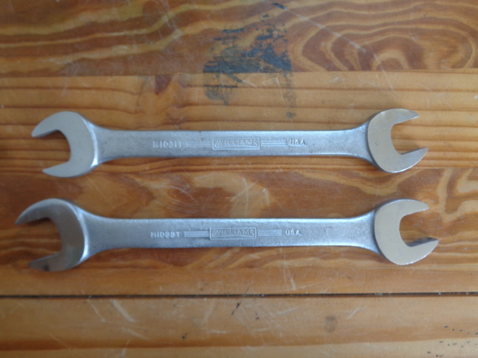 2 VULCAN Williams Tools USA Double Open End Metric Wrenches 21×23 22×27 Wrench