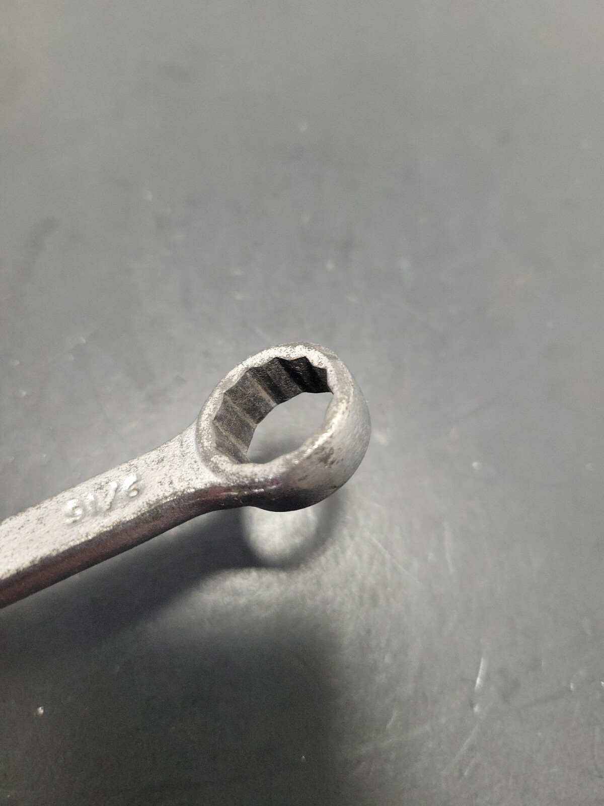 Vanadium Tool CO. Combination Wrench 9/16″ SAE C-9 12 Point Open-Ring Spanner