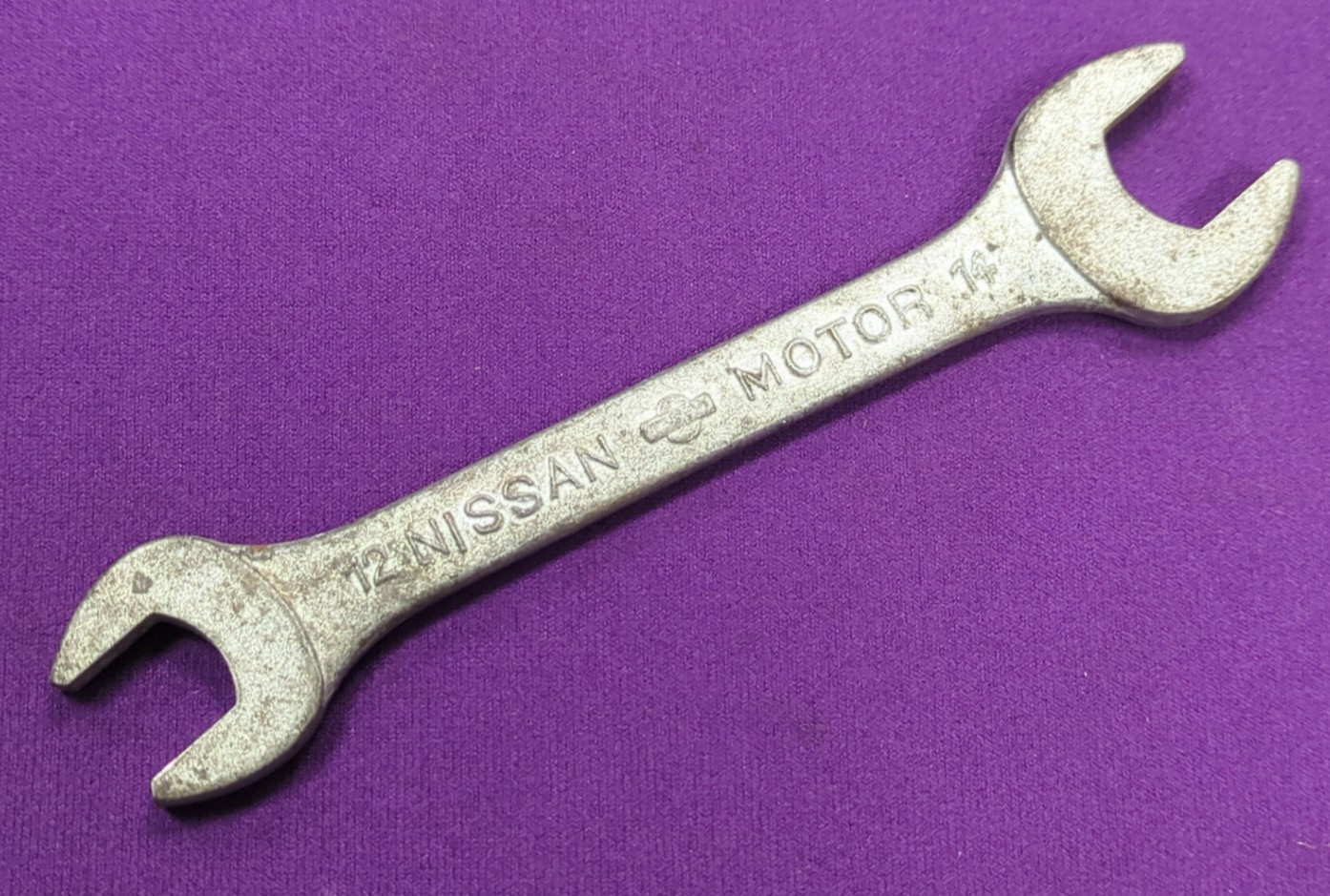 Vintage NISSAN Motor Tool Kit 12mm – 14mm Open Ended Spanner