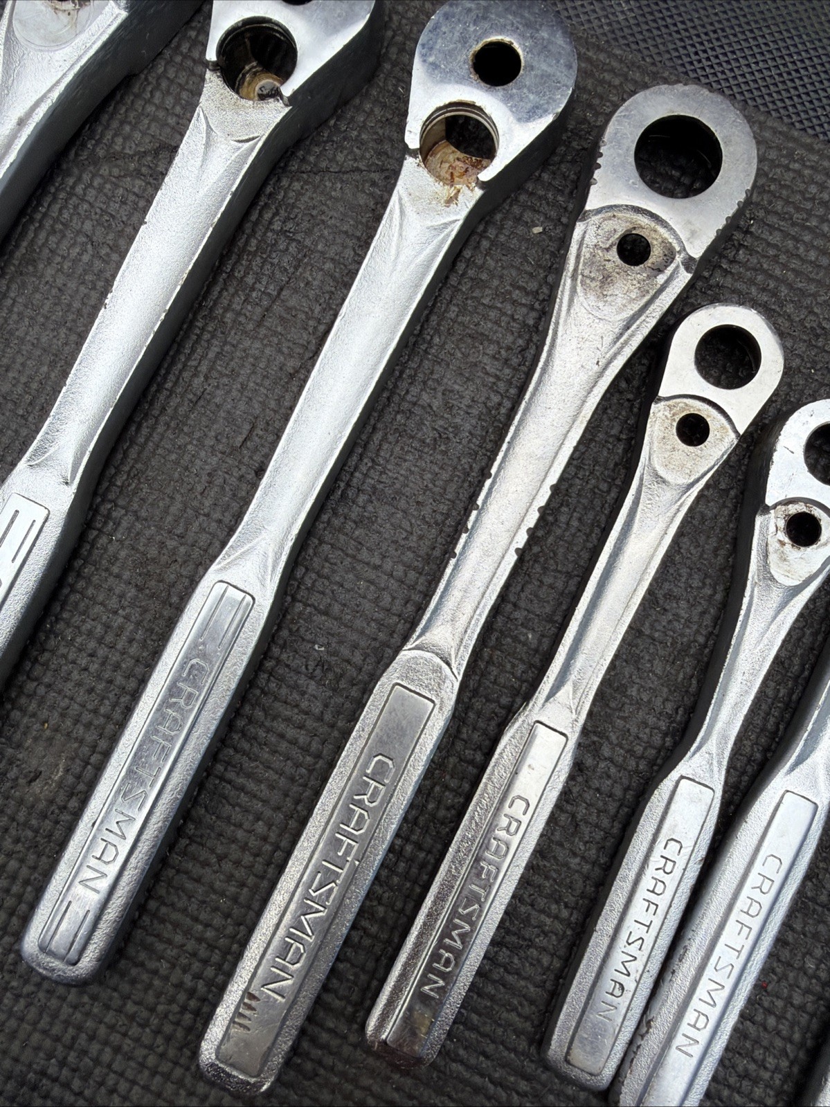 Sears Craftsman 11pc Ratchet Bodies ONLY NO GUTS 1/2,3/8” 1/4 Forgings Warranty