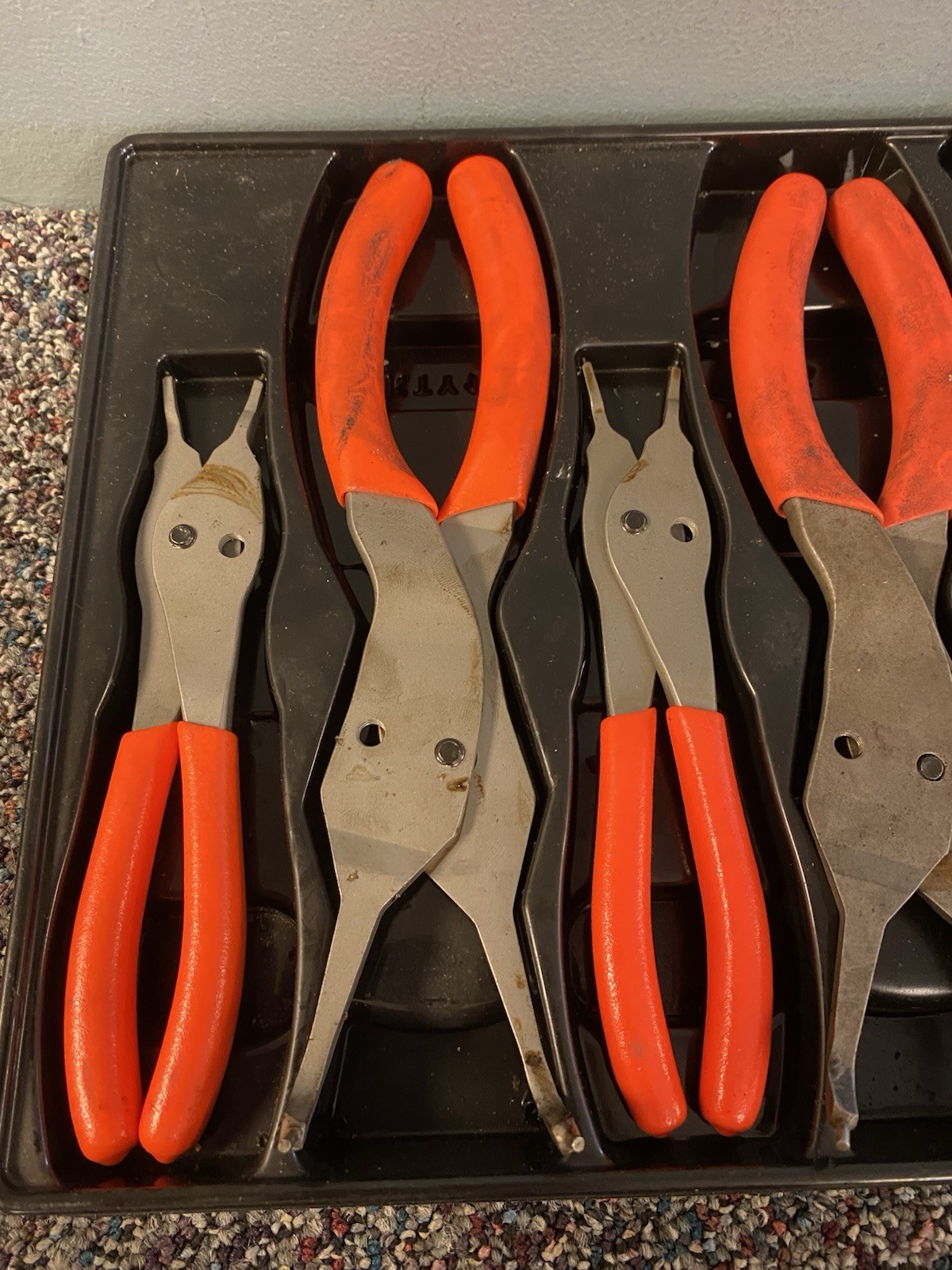Snap On 7Pc Snap Ring Pliers Set SRPCR107