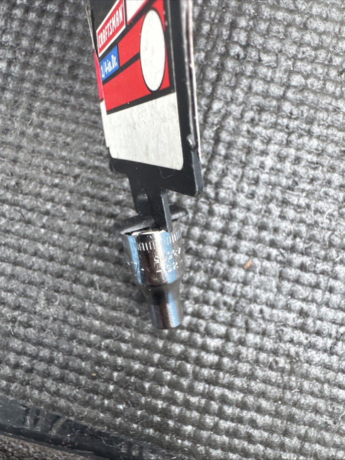 Sears Craftsman 1/4″ Drive 4MM 6 Point Shallow Socket Metric G2 43505 USA NOS