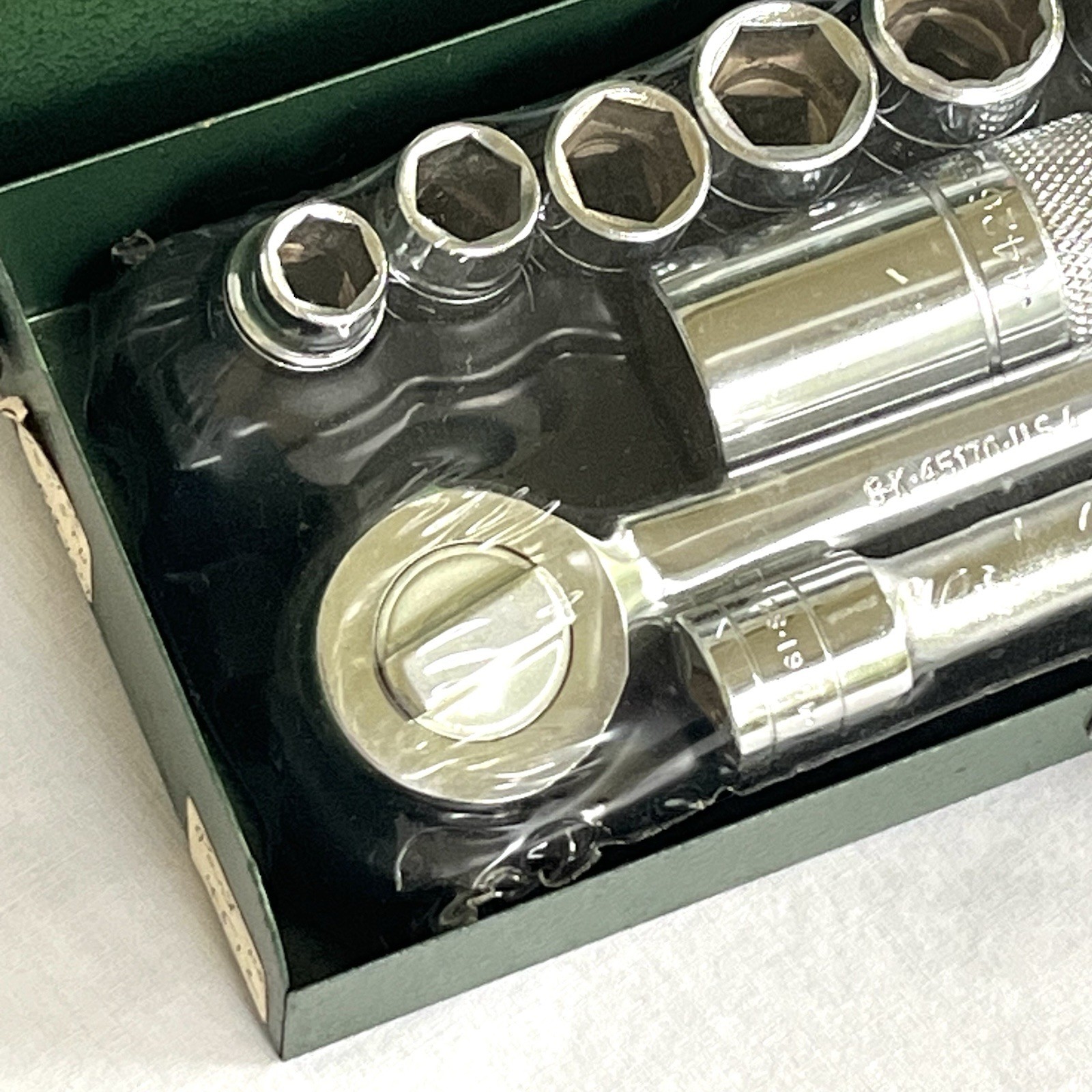 SK Tools 12pc 3/8″ Shallow Socket Set Vintage New Old Stock 4512 Sealed
