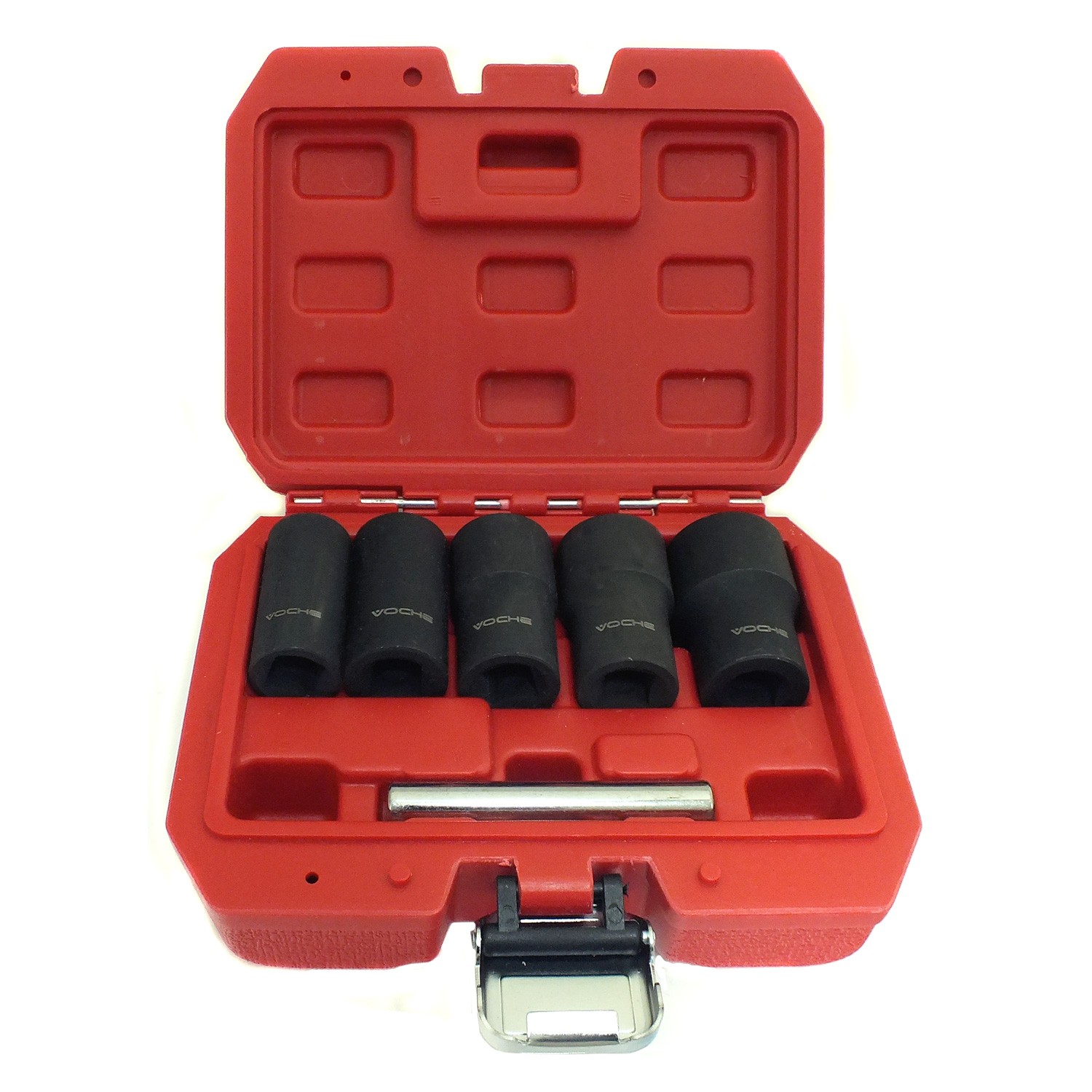 VOCHE 6PCE GRIP N TWIST SOCKETS LOCKING WHEEL NUT REMOVER DAMAGED ROUNDED BOLTS