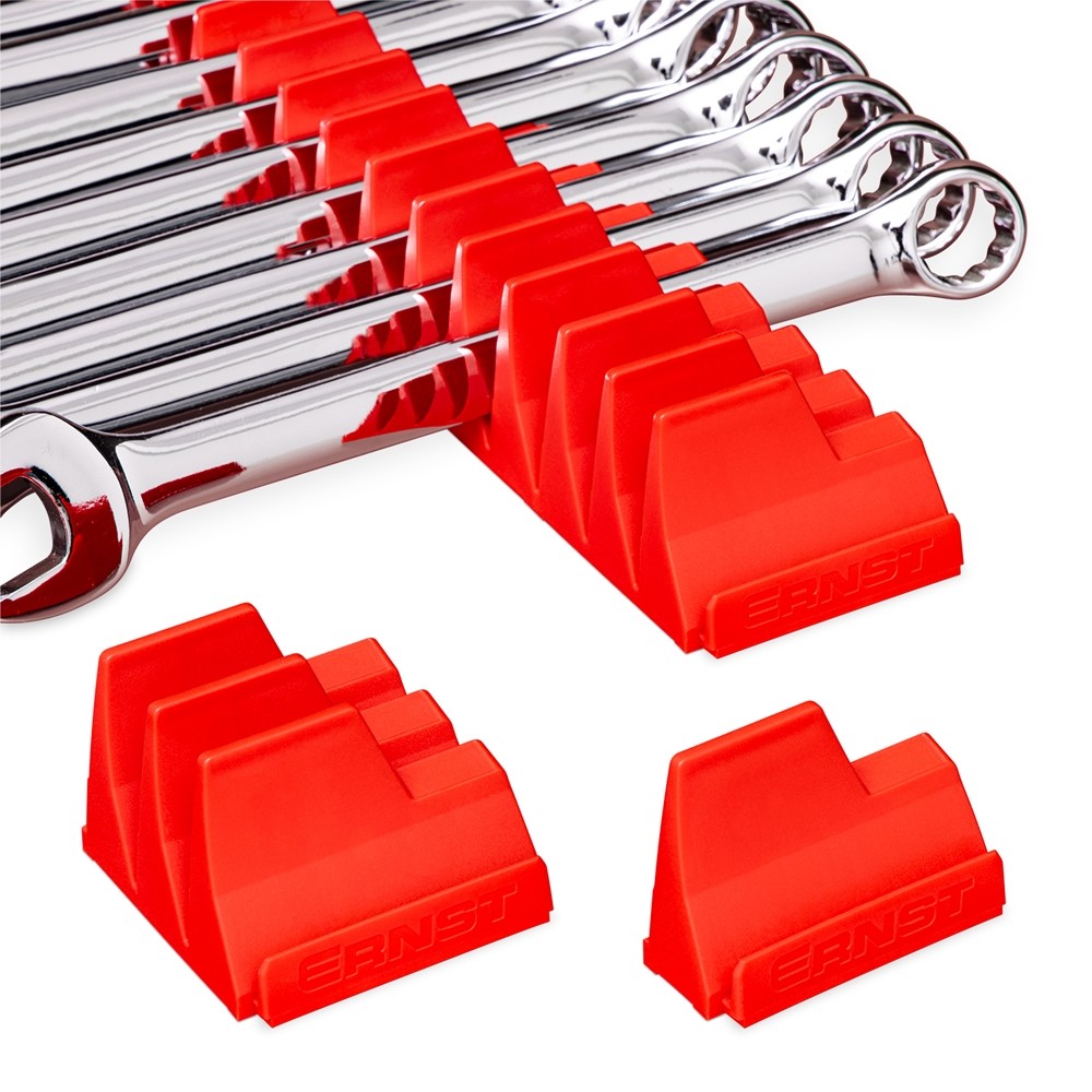 Ernst Manufacturing 5402 Wrench Pro Organizer, 20 Tool, Red