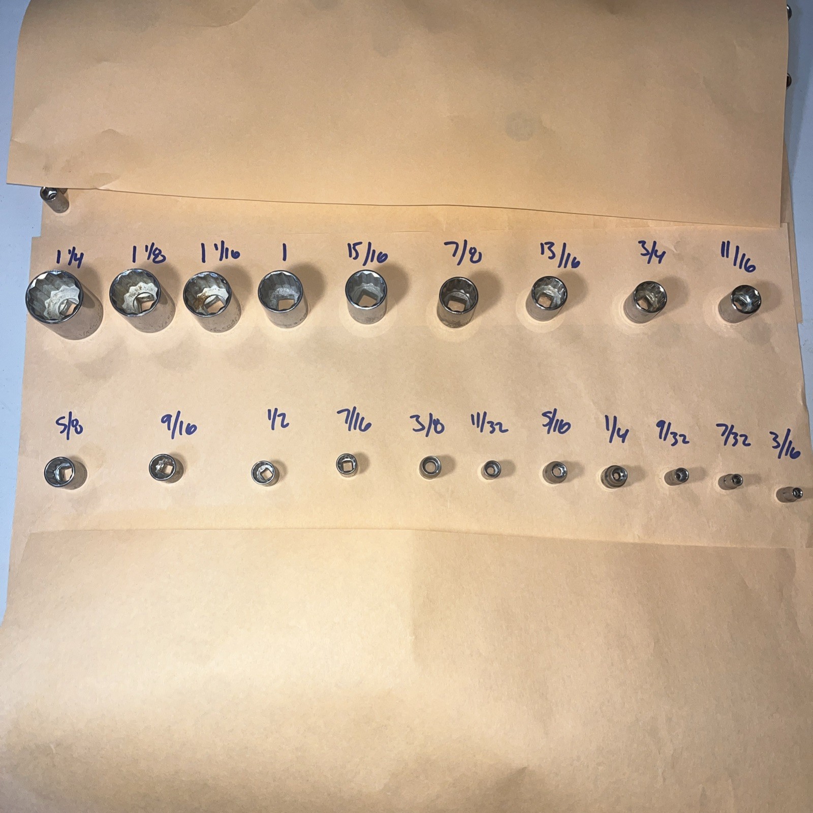 Craftsman Socket Set 20 Piece Set Complete . BIN J #358