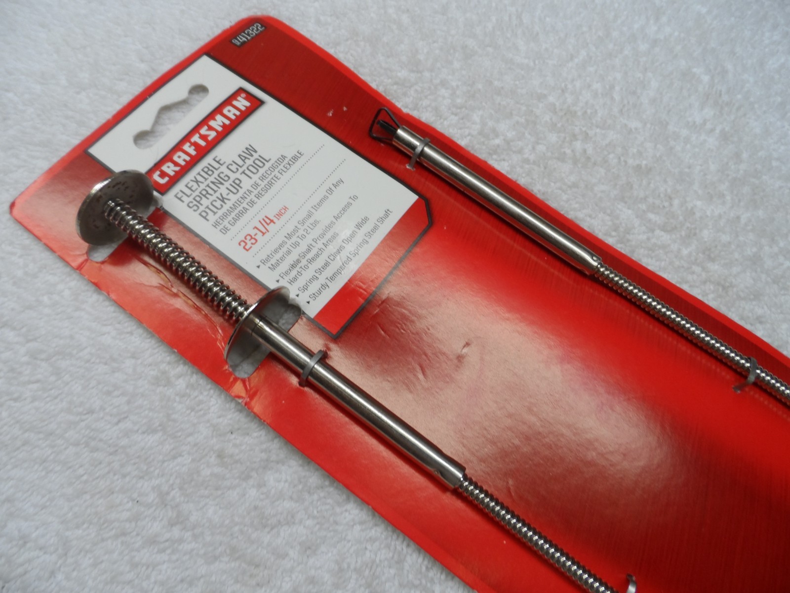 Craftsman 23 1/2″ Flexible Spring Claw Pick-Up Tool, made in USA – Part # 41322