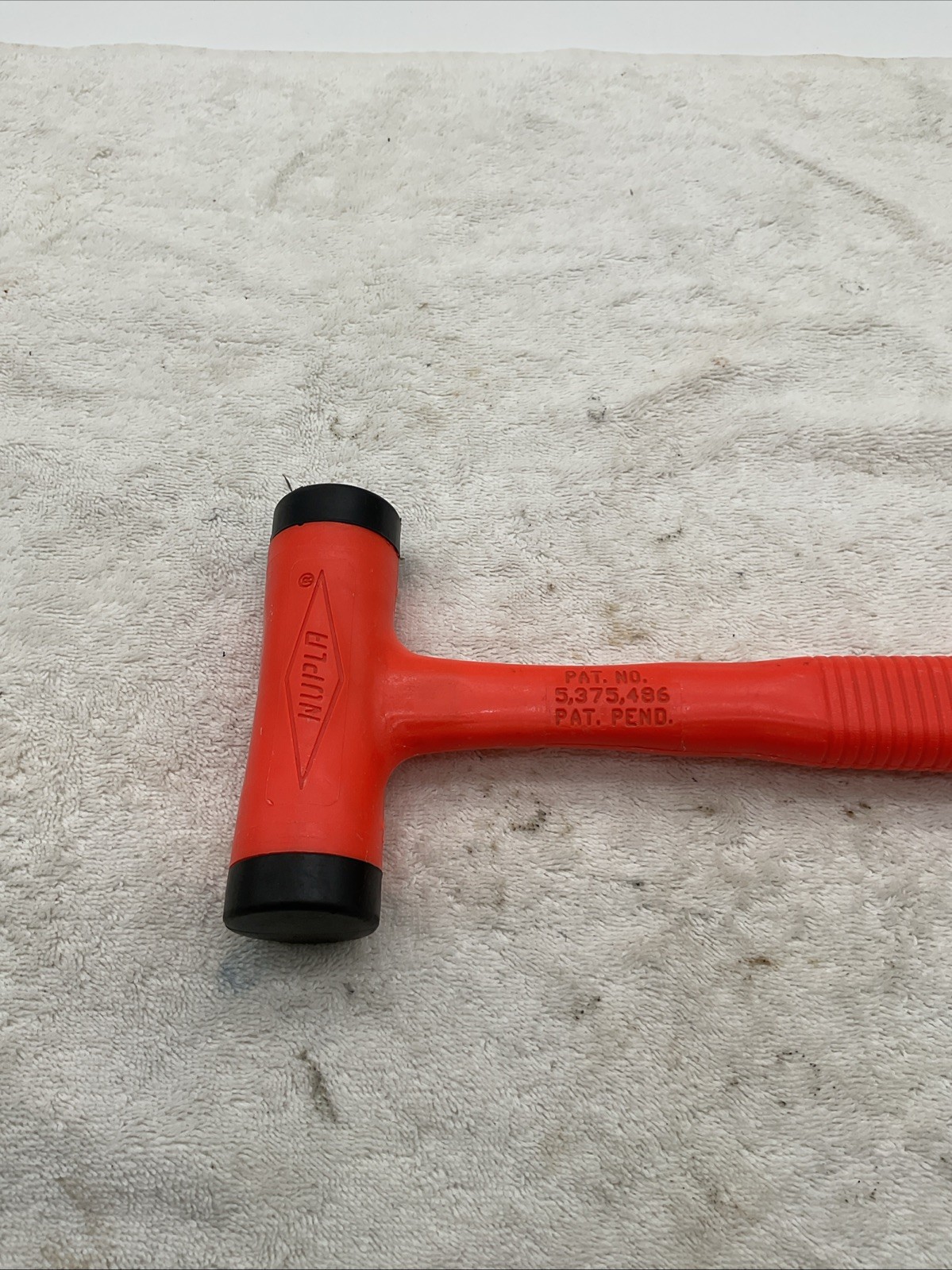 Vintage Strike Pro Nupla 16oz Dead Blow Hammer Pat. No. 5,375,486 Pat. Pend!!!S1