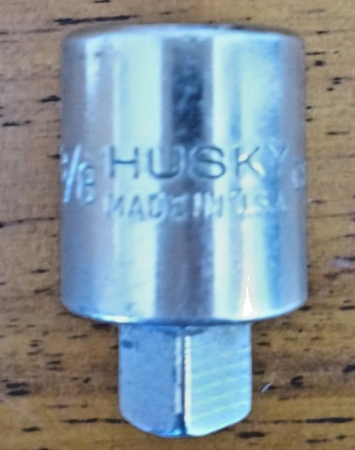 Husky Lot Of Three Vintage Made In USA & One Made In China Sockets Male & Female