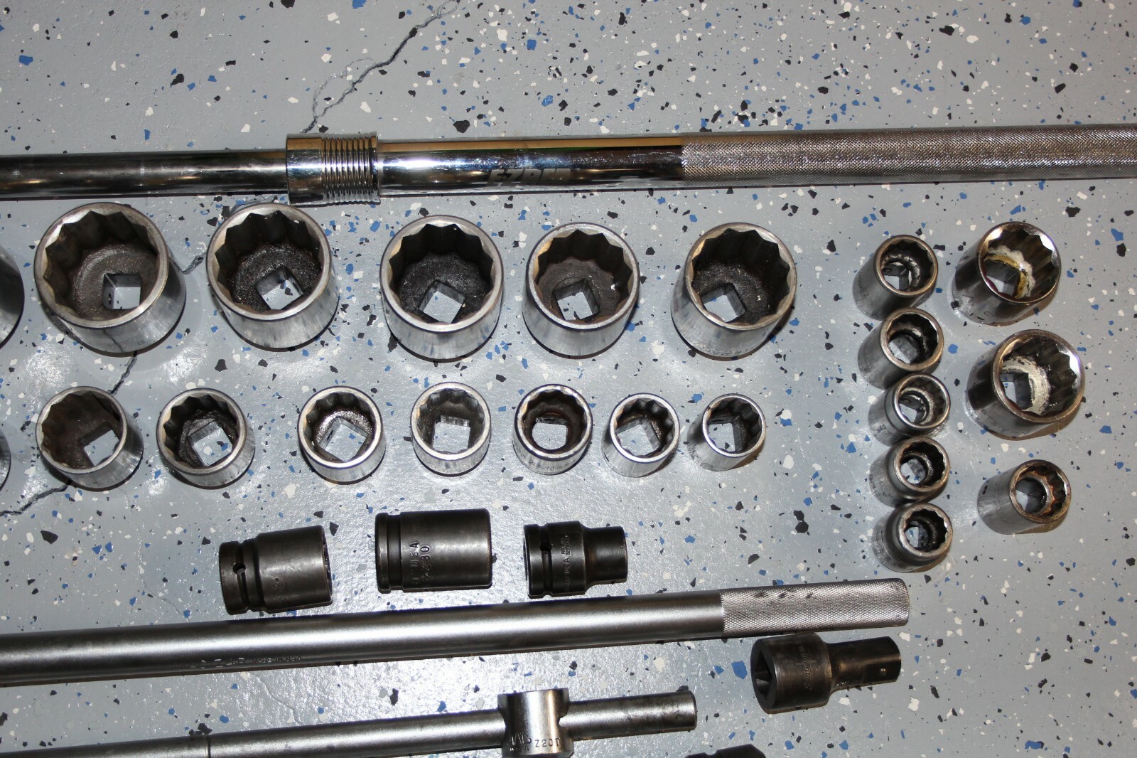 MAC SNAP-ON PROTO TOOLS 3/4″ DRIVE STANDARD RATCHET, SOCKET, EXTENSION SET USA