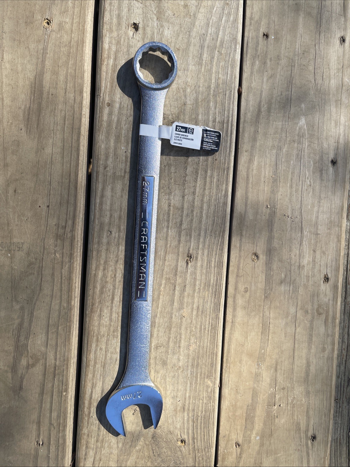 Craftsman Metric MM Combination Wrench 12pt, 27mm – Part # 42933