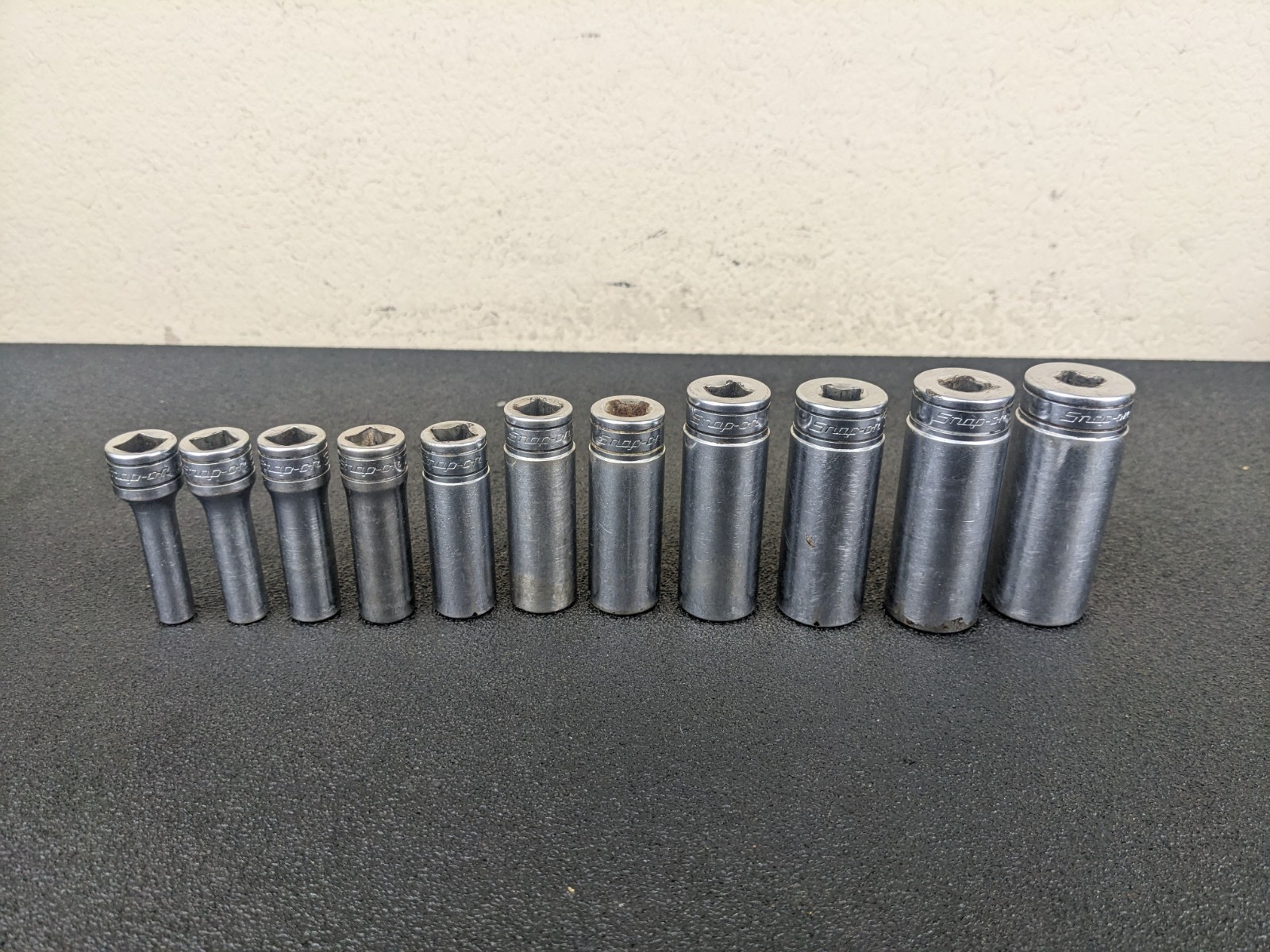 #bj202 Snap on Tools 211SFSY 3/8″ Drive Deep Chrome Socket Set Socket Set