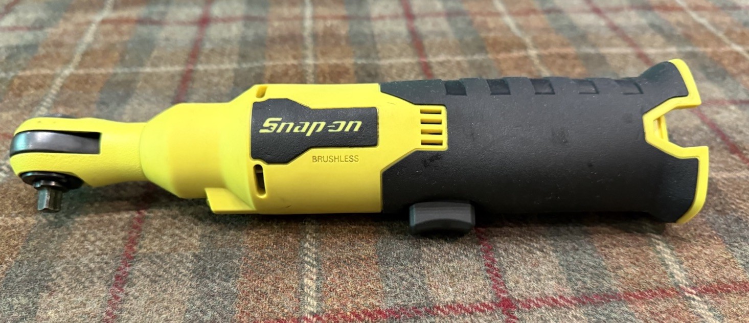 Snap-On CTR814HV Electric Ratchet 1/4″ Hi Viz Yellow (*TOOL ONLY*)