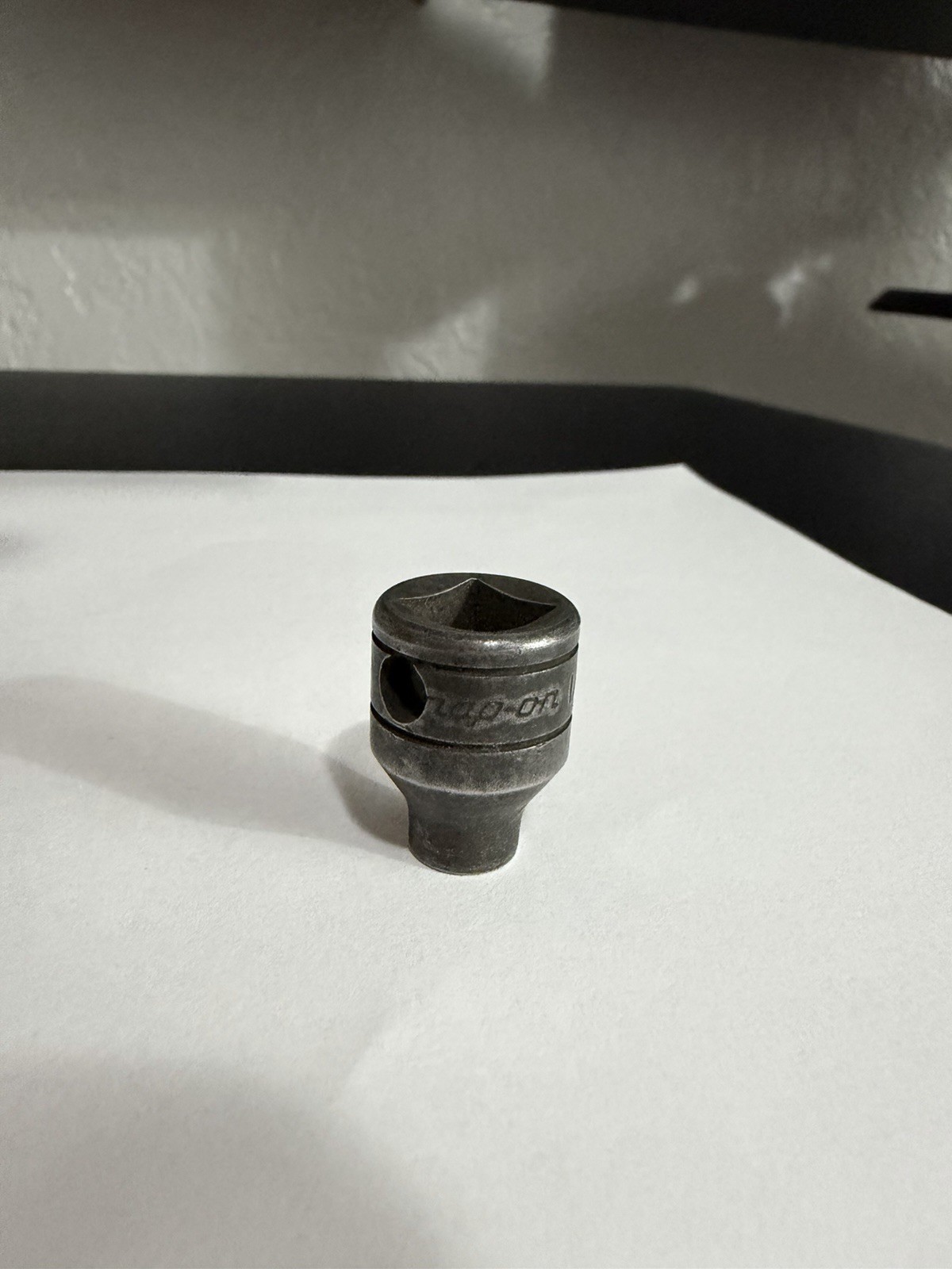 Snap-on Tools USA 3/8″ Drive 1/4″ Black Oxide Shallow Socket GFS081