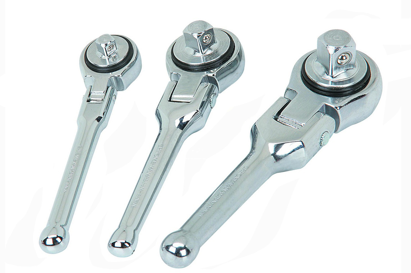 3 PC STUBBY SHORT RATCHET WRENCH TOOL SET 1/4″ 3/8″ AND 1/2″ DRIVE RATCHETING