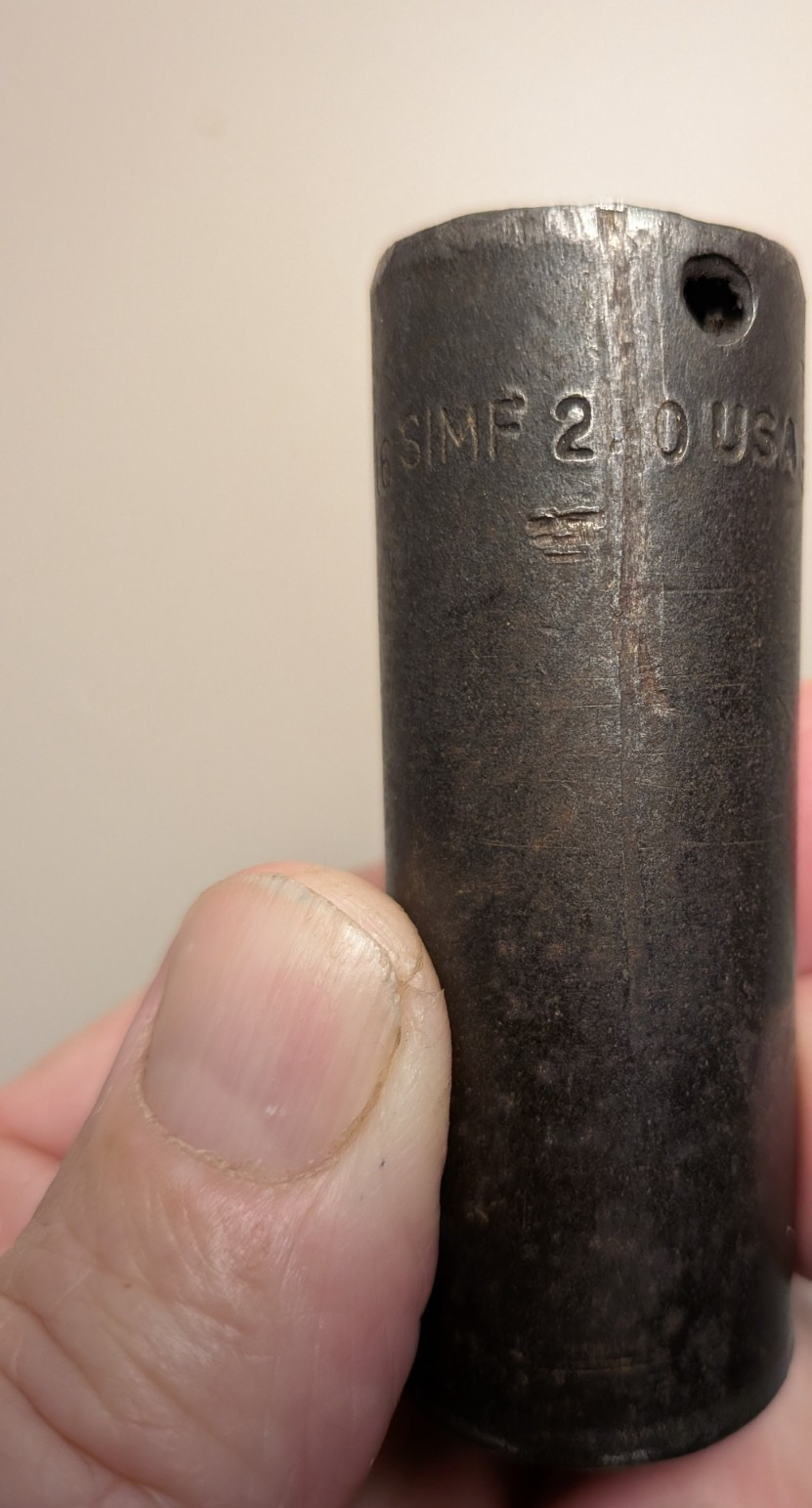Snap-On SIMF220 3/8″ Drive 6 Point 11/16″ SAE Deep Impact Socket USA