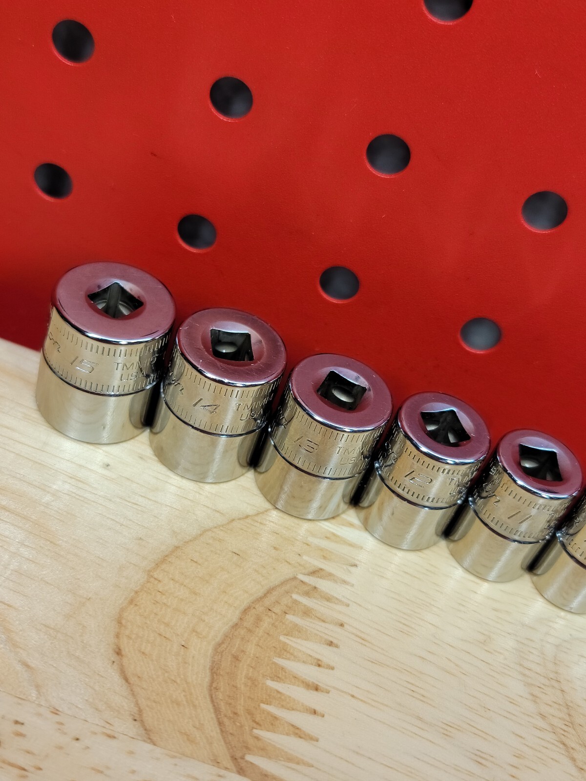 Snap-on Tools 112TMMY 5mm-15mm NICE 12-Piece 1/4″ Drive 6-Pt Shallow Socket Set