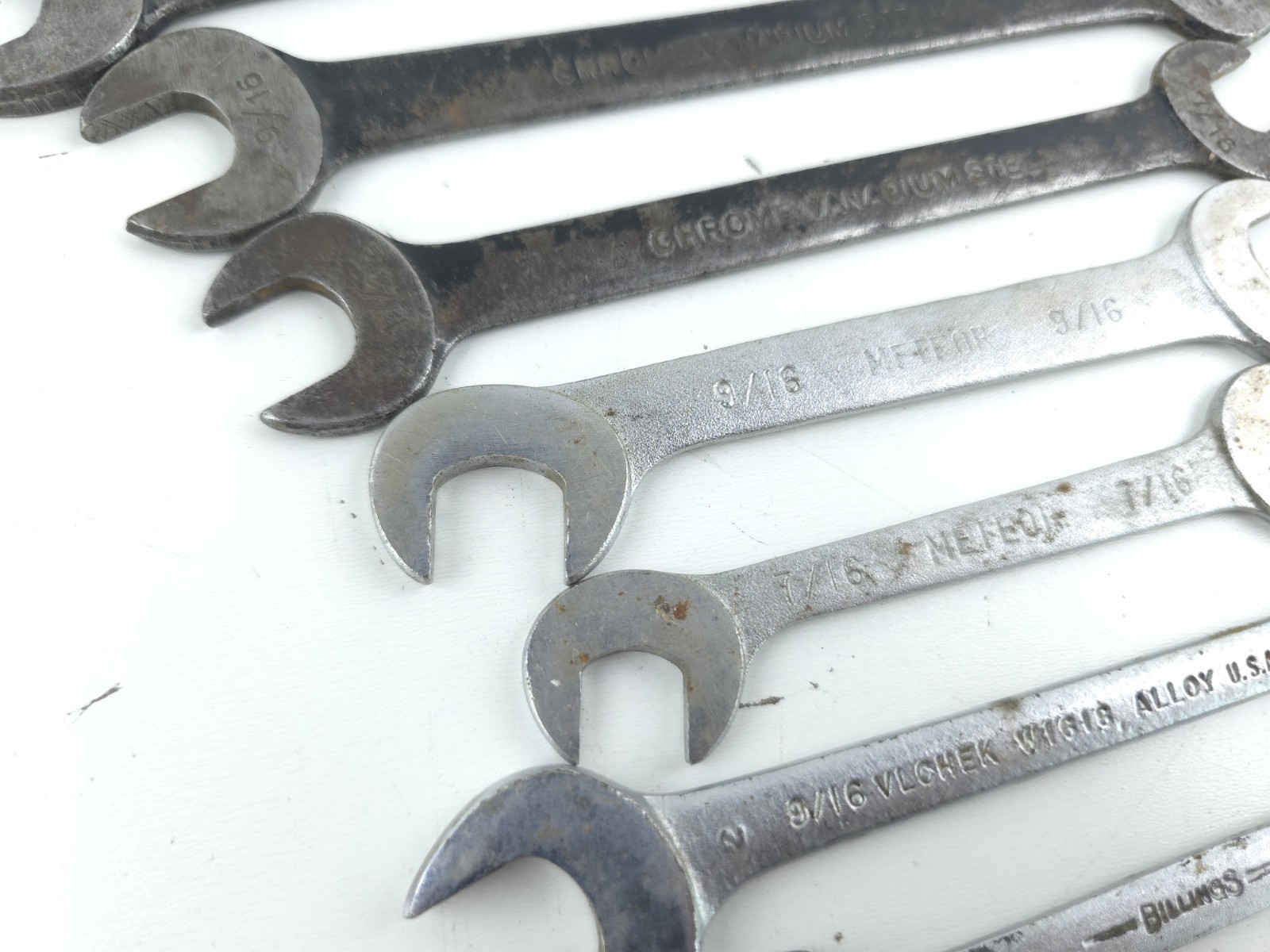 Vintage Ignition Wrench Lot Of 11 Meteor Billings – Mini Open