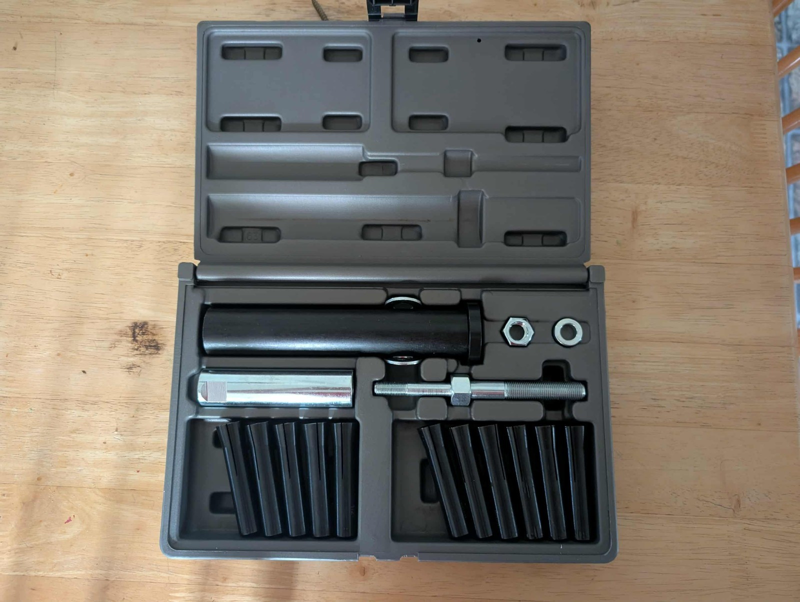 Cal Van Dowel Pin Puller In-Line Master Set SAE and Metric Collets 95400