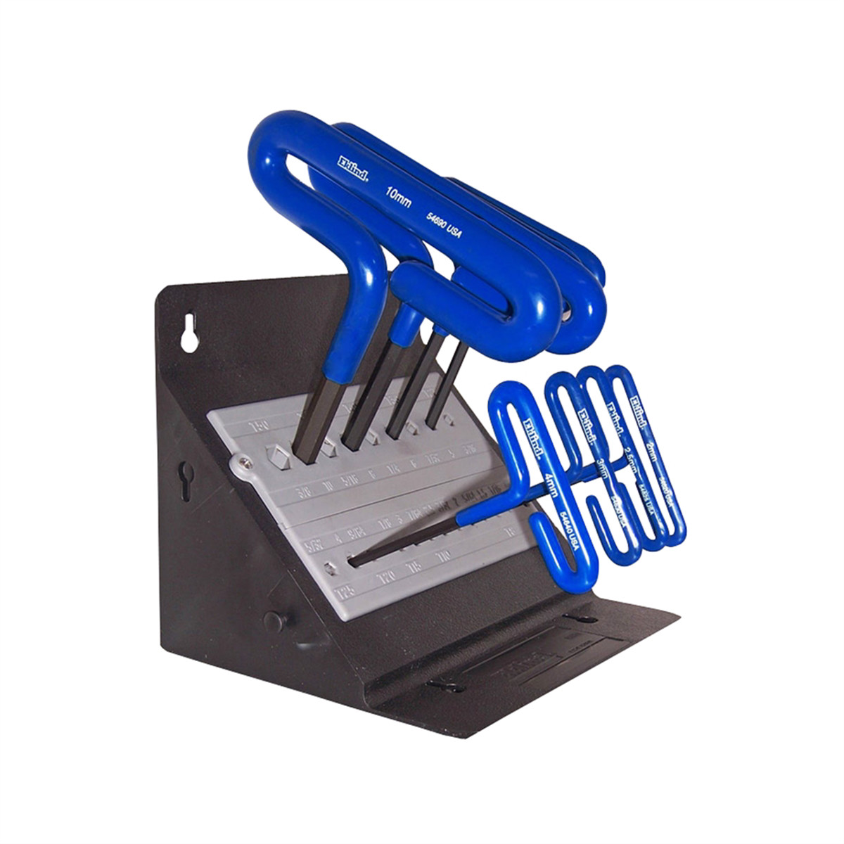 Eklind Tool 56168 8 Piece 6″ Cusion Grip Hex T-Key Set with Stand