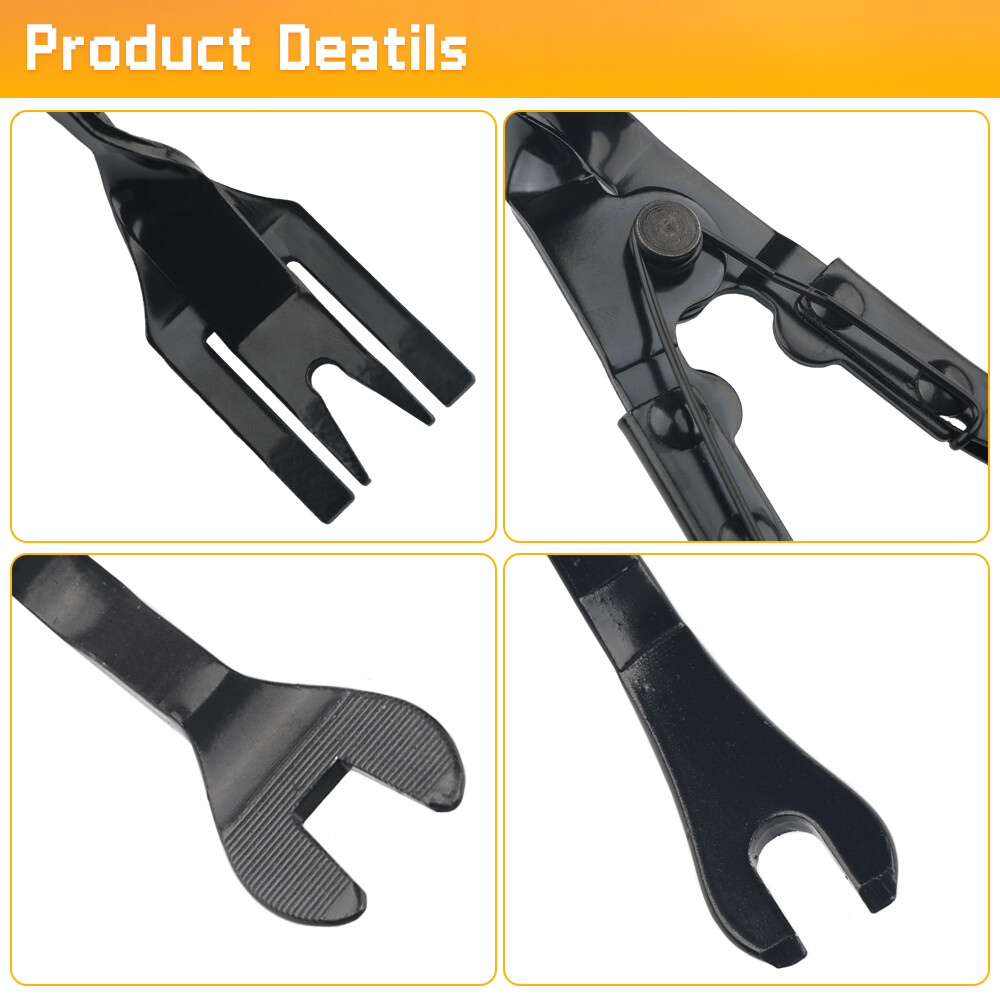 Car Disassembly Tools 3pcs Auto Removal Pliers Fastener Install Retainer Clips
