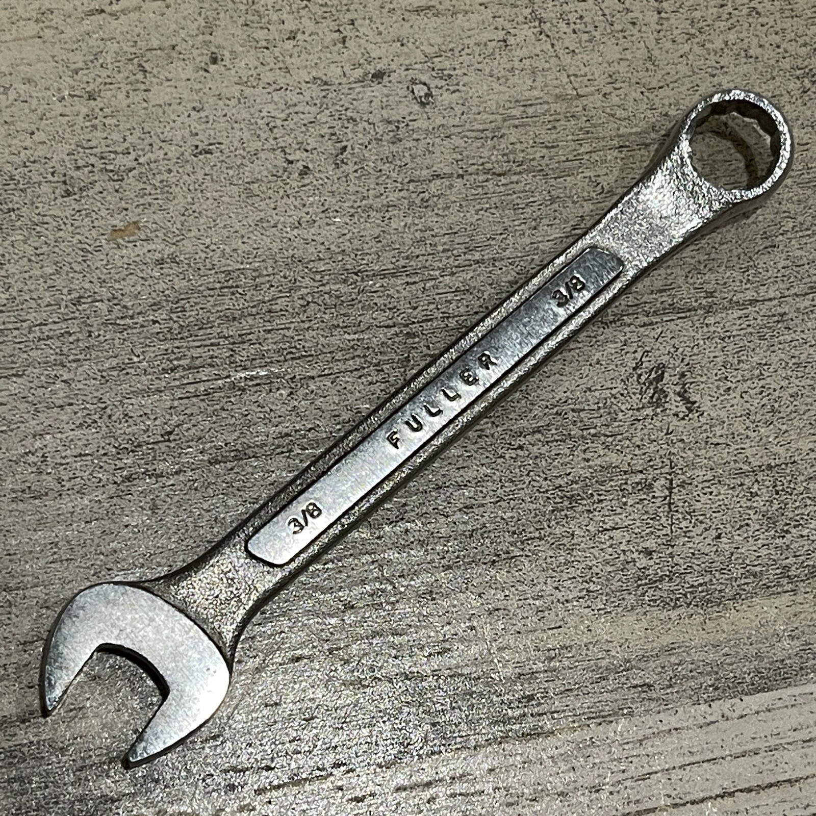 FULLER 3/8″ COMBO WRENCH OPEN END & 12 POINT BOX CHROME MOLYBDENUM USA SAE JAPAN