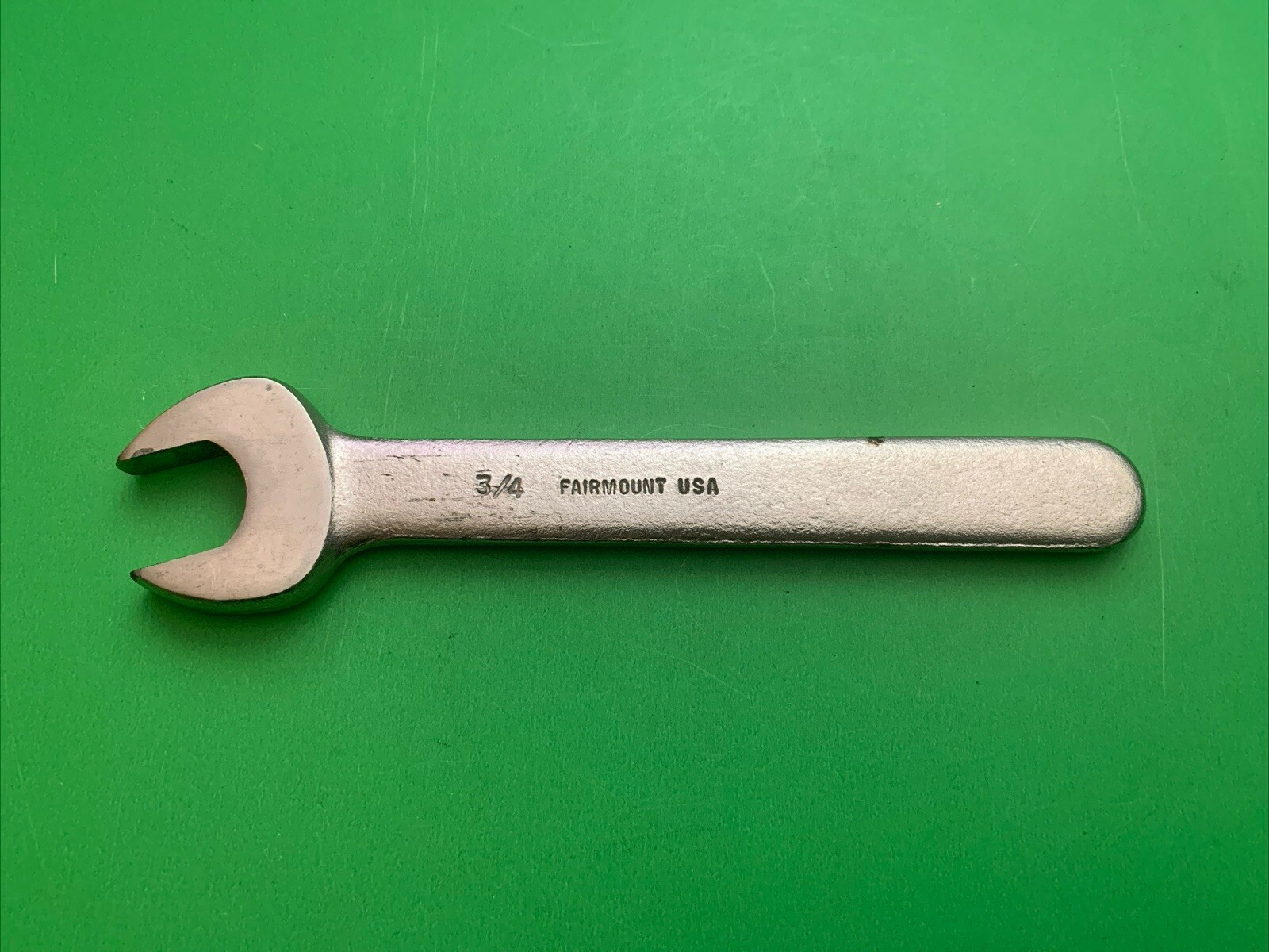 Vintage Fairmount Tools USA SAE Size 3/4″ Heavy Duty Open End Machinist Wrench